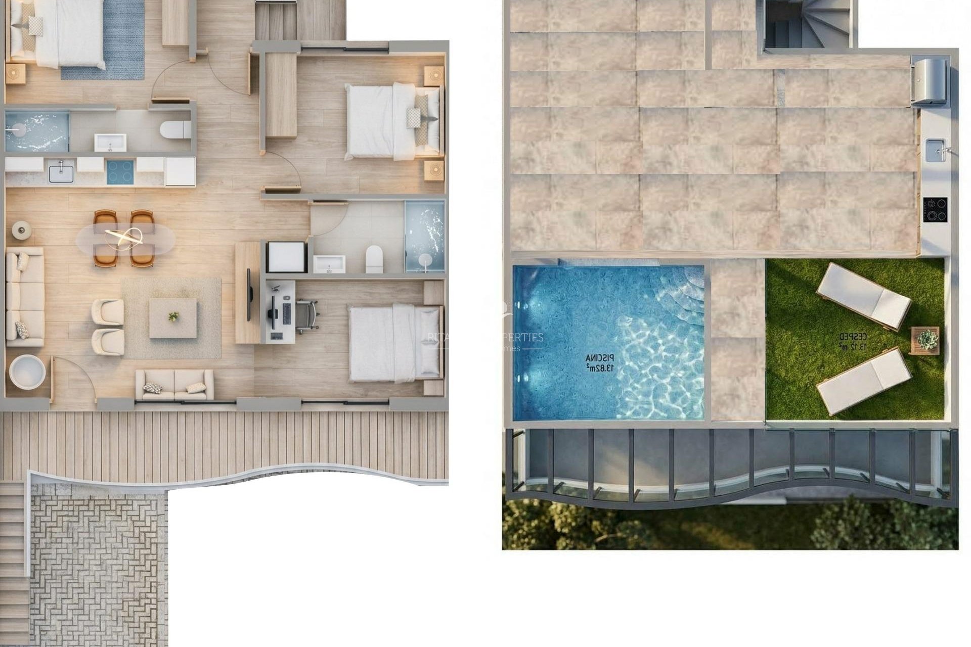 Neubau - Bungalow - Pilar de la Horadada - parques de Andromeda
