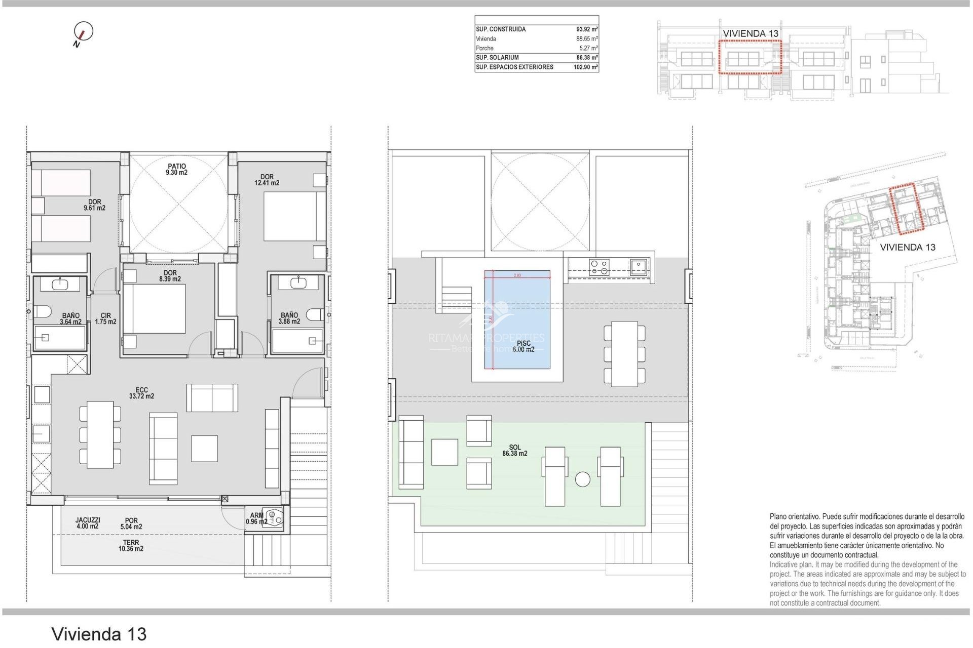 Neubau - Bungalow - Pilar de la Horadada - pueblo