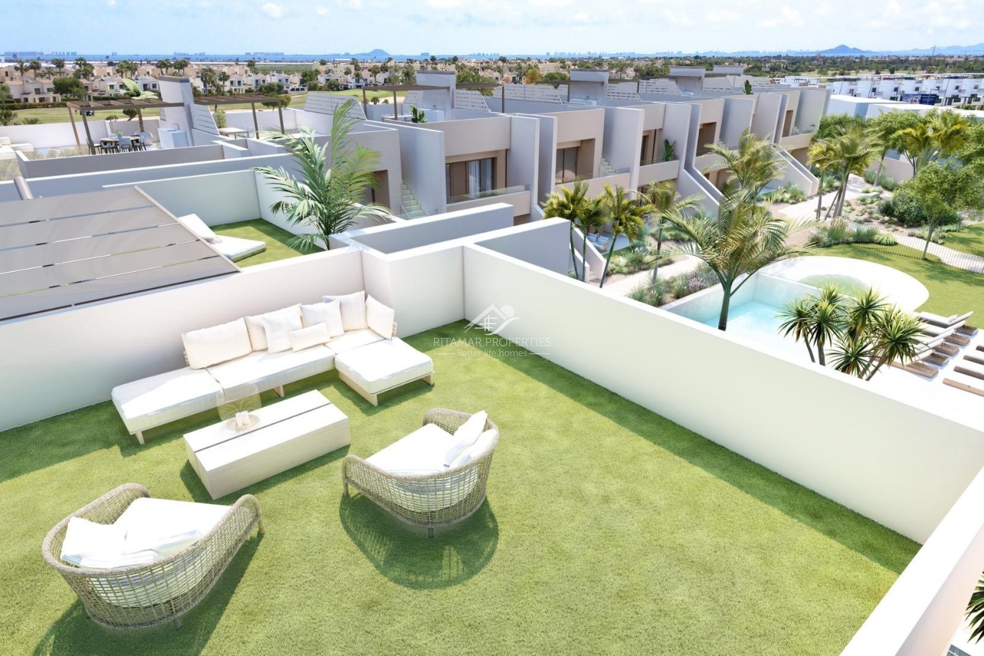 Neubau - Bungalow - San Javier - Roda Golf
