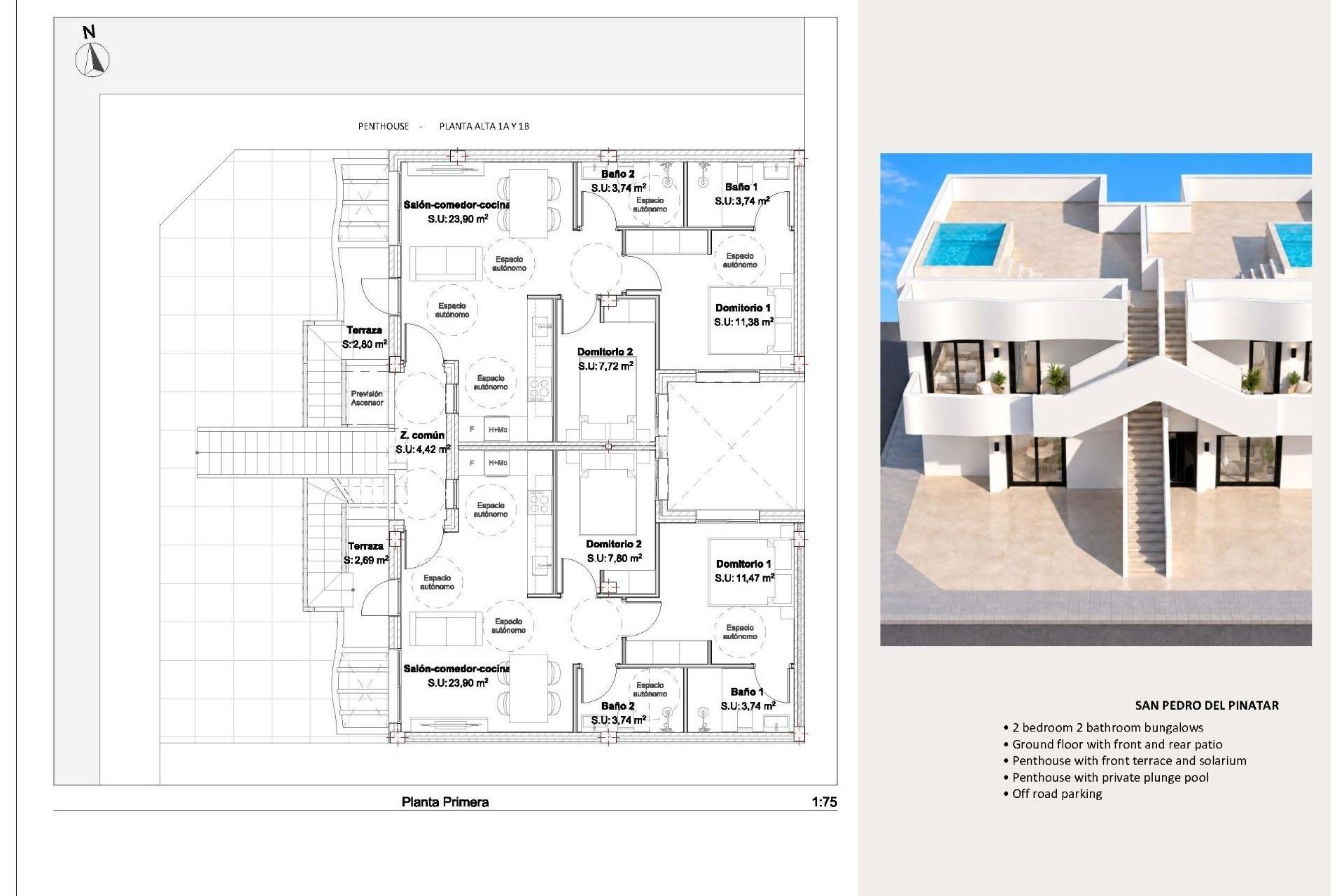 Neubau - Bungalow - San Pedro del Pinatar - Los Peñascos