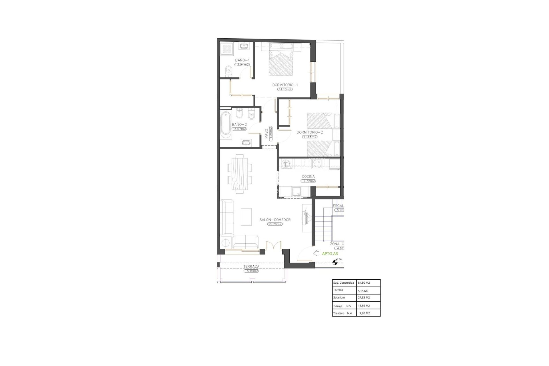 Neubau - Penthouse - Cuevas del Almanzora - Herrerias
