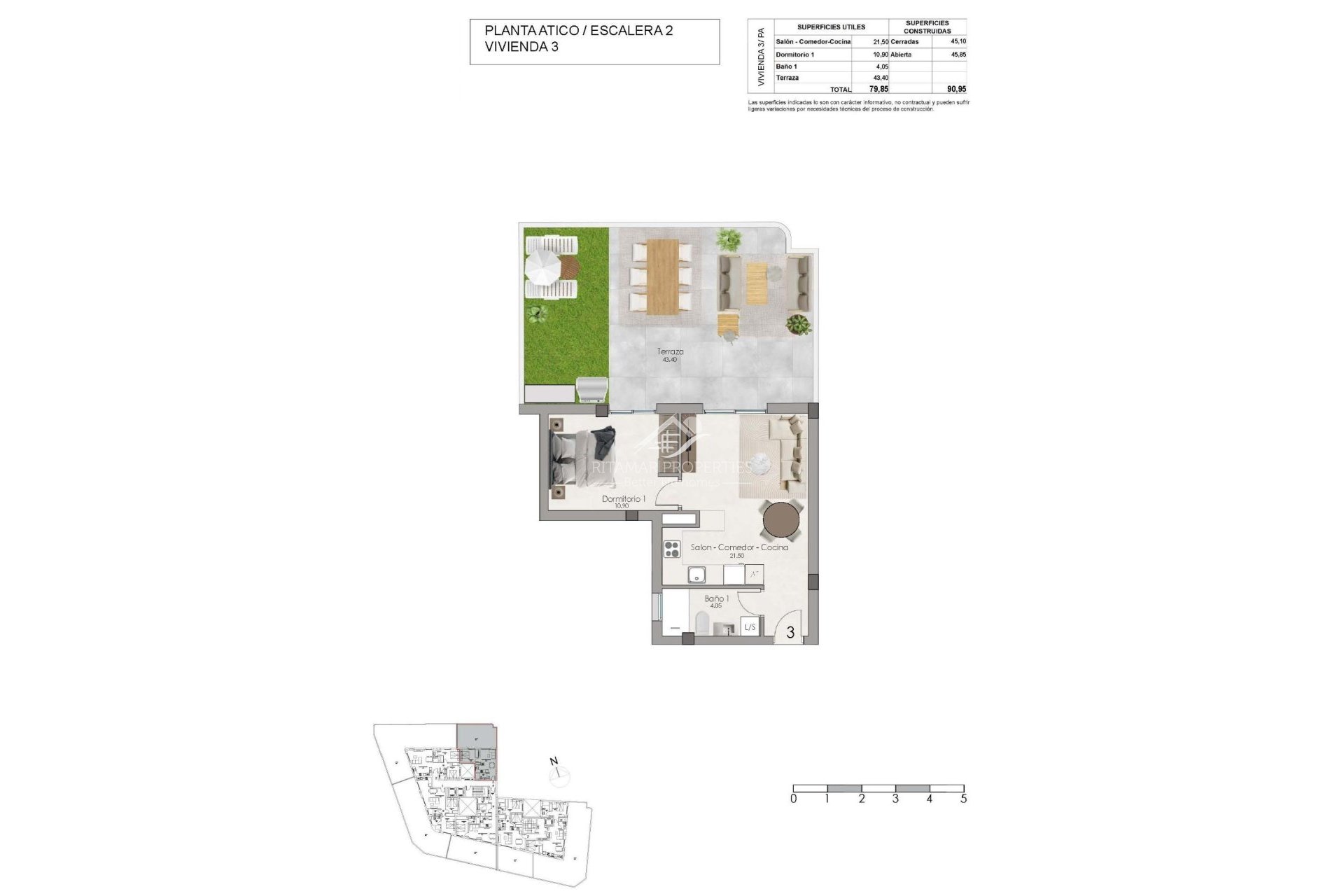 Neubau - Penthouse - Santa Pola - Estacion de autobuses