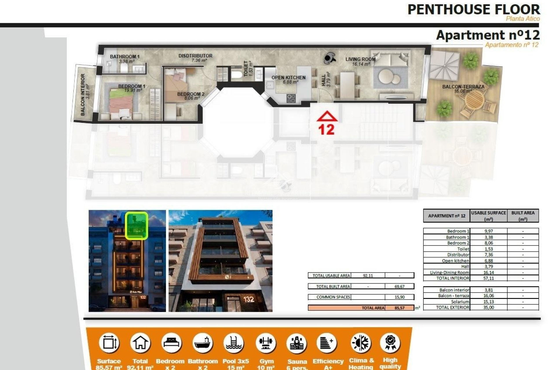 Neubau - Penthouse - Torrevieja - Playa de El Cura