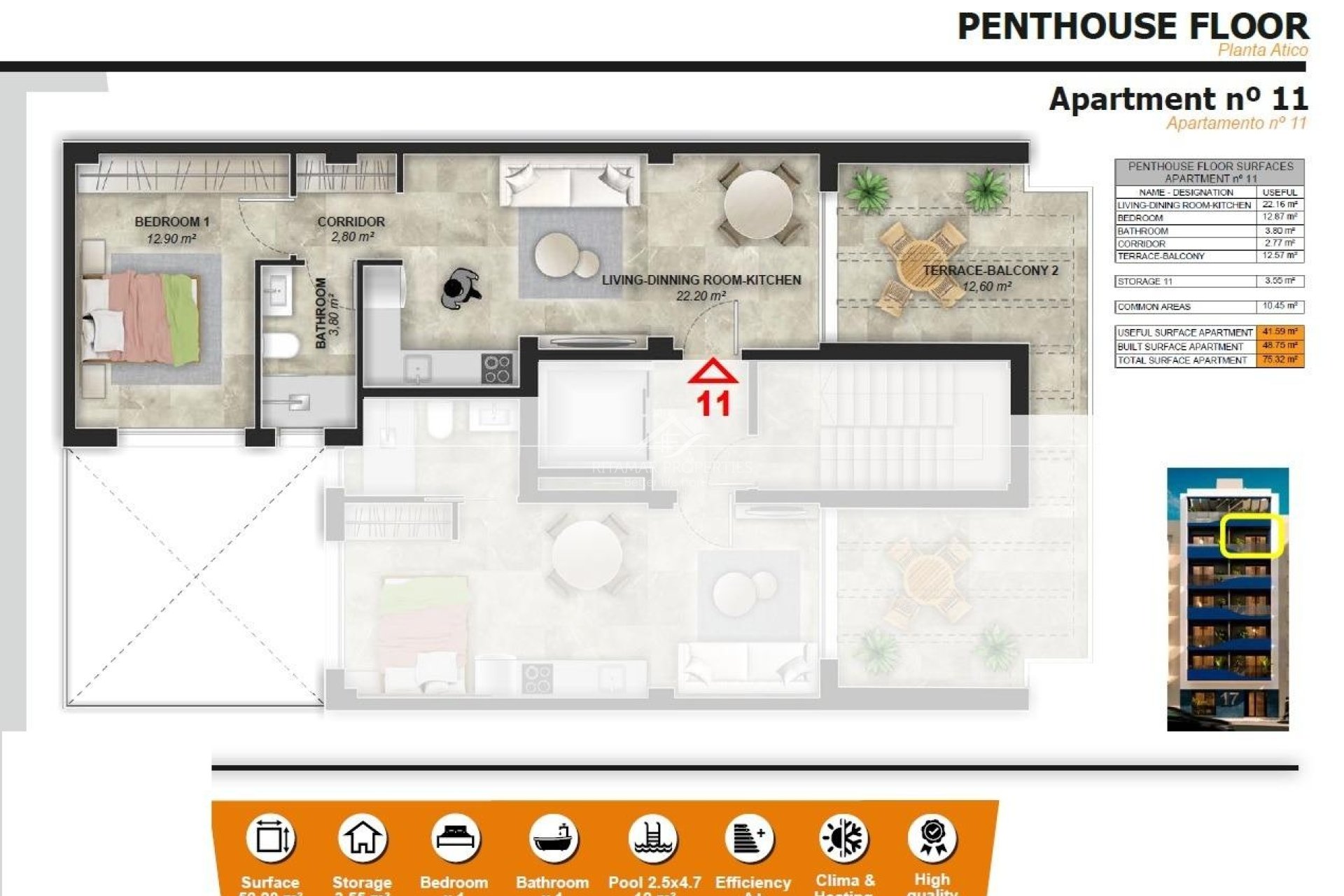 Neubau - Penthouse - Torrevieja - Playa del Acequión