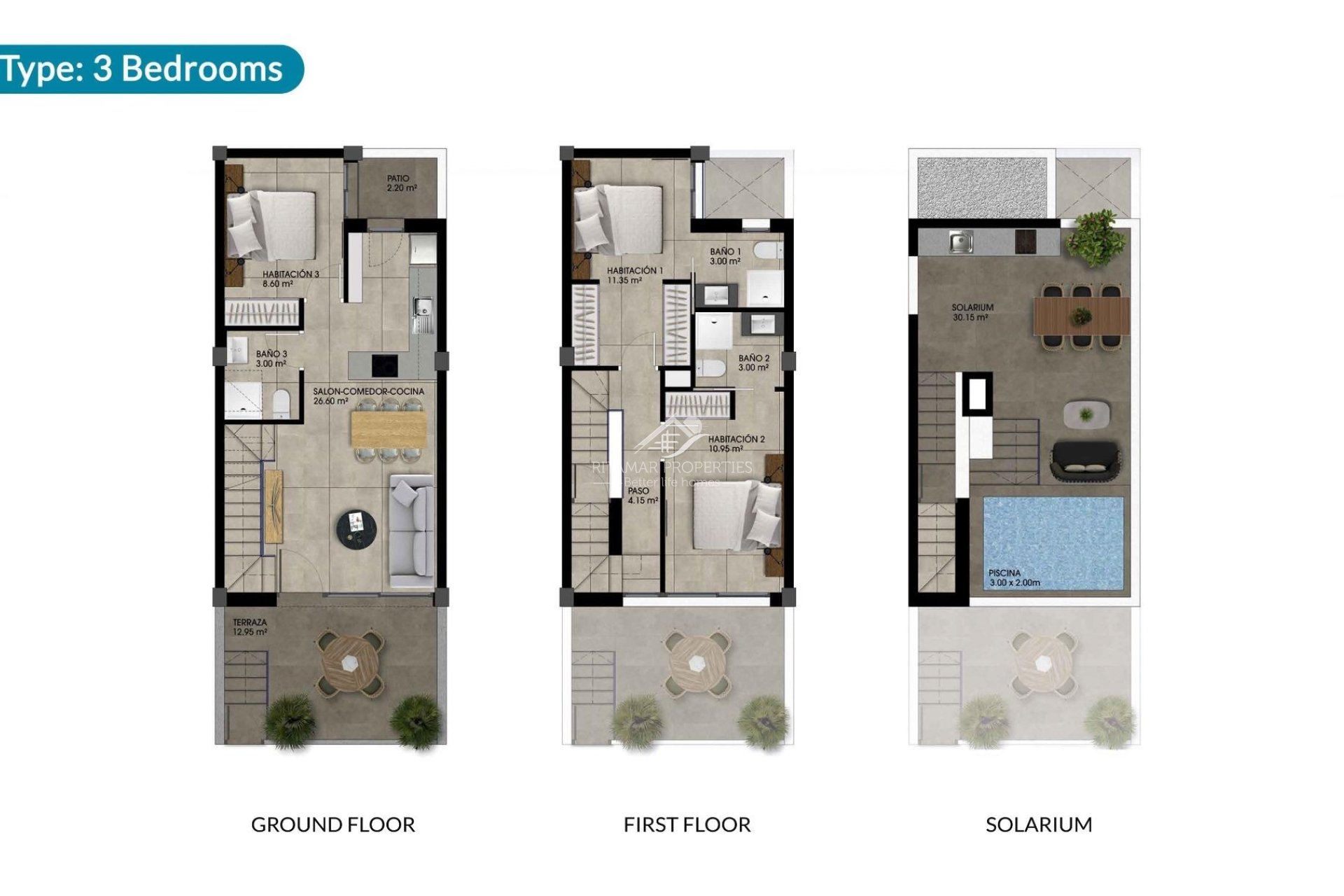 Neubau - Reihenhaus - Dolores - Afueras
