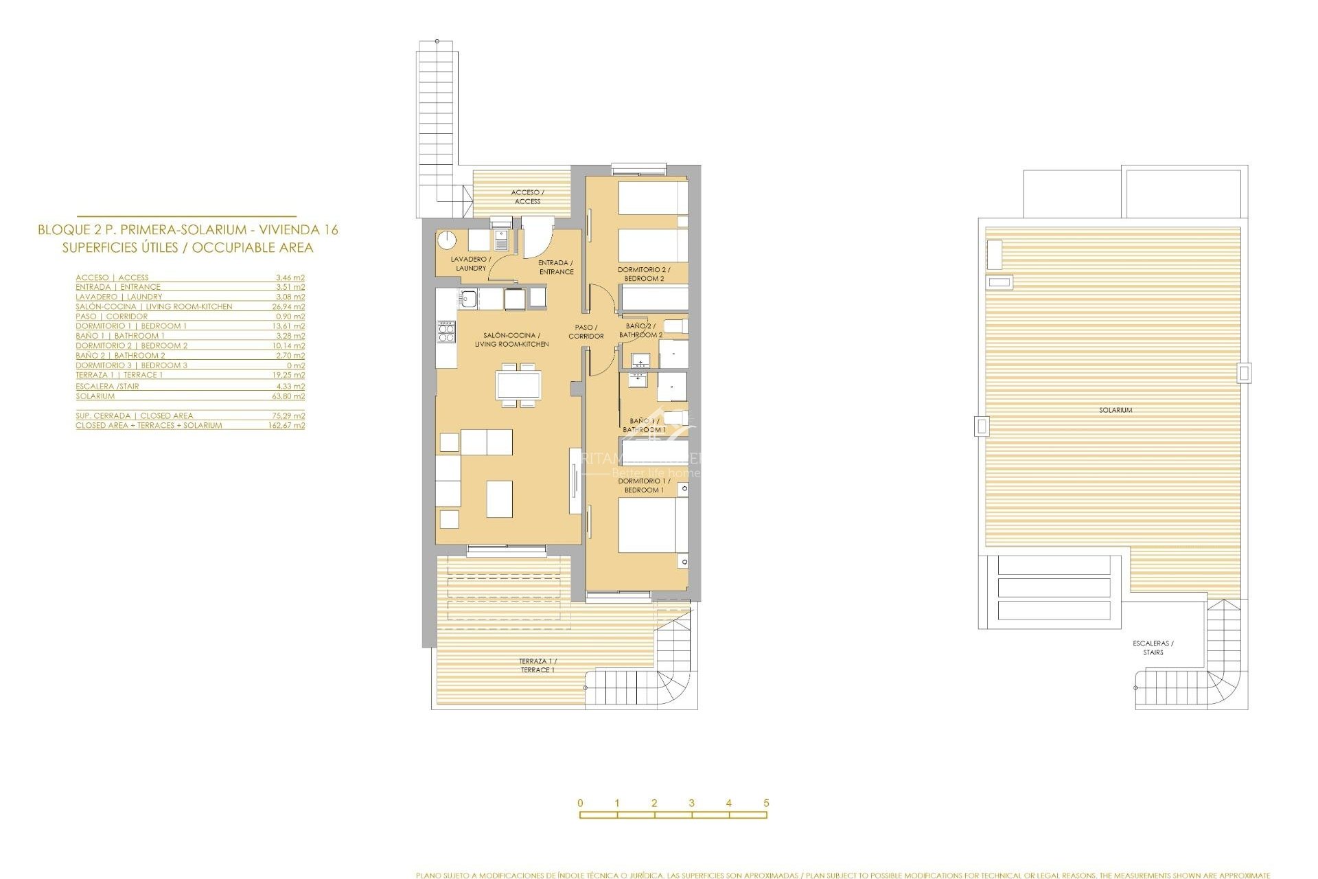 Neubau - Top Floor Bungalow - Orihuela - Vistabella Golf