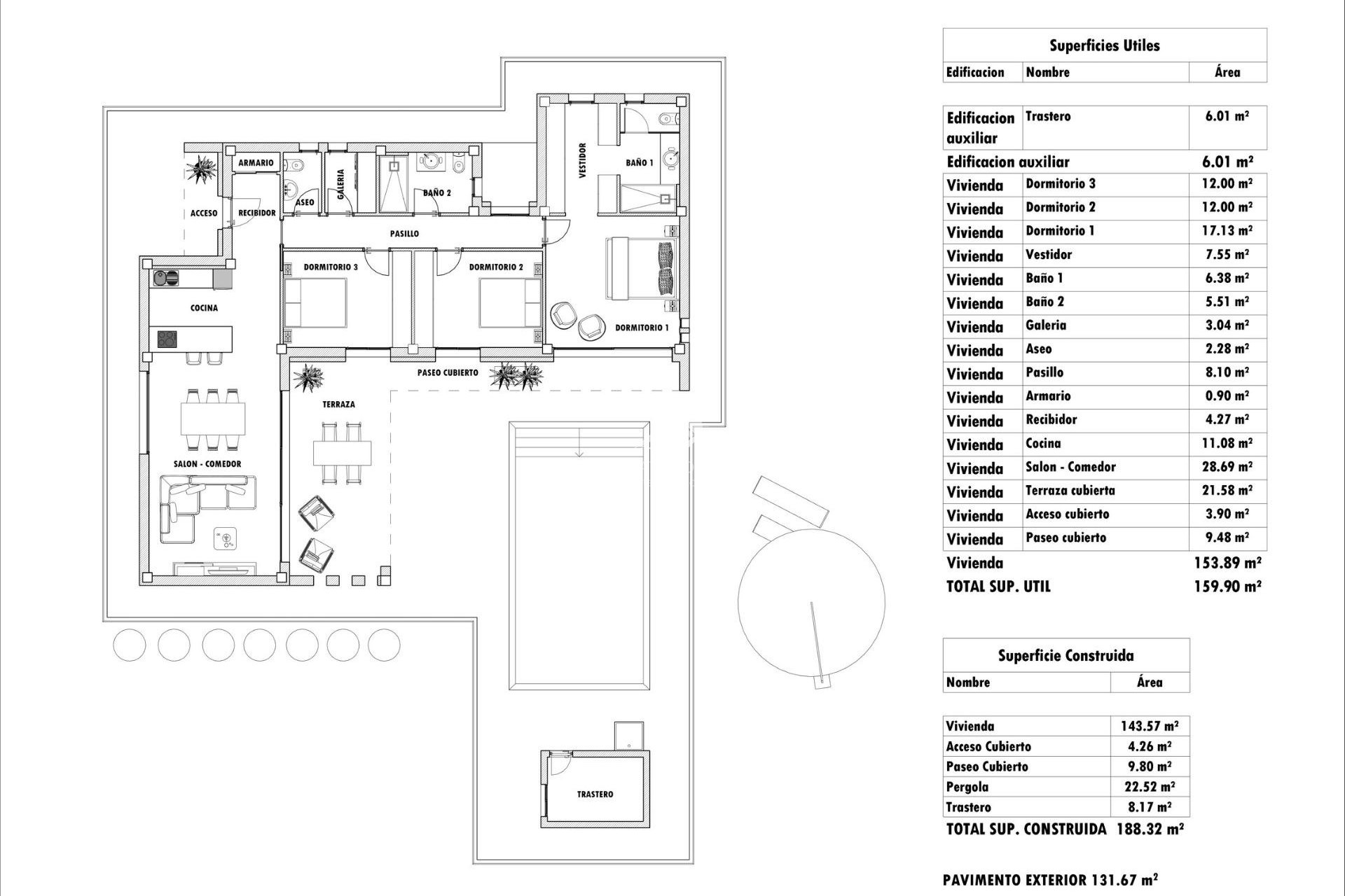 Neubau - Villa - Aspe Pedanias - Pedanías Oeste