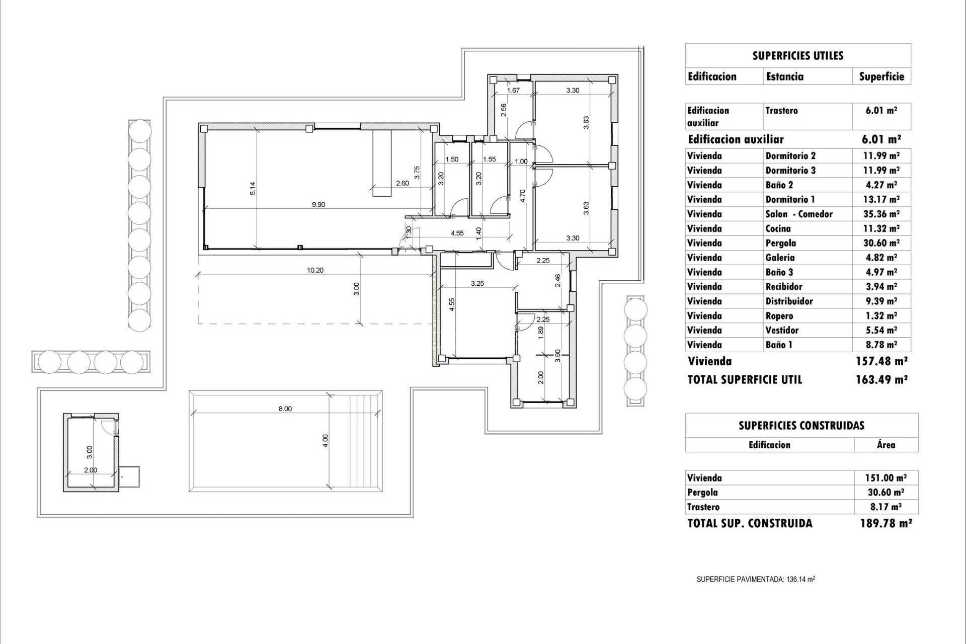 Neubau - Villa - Aspe Pedanias - Pedanías Oeste