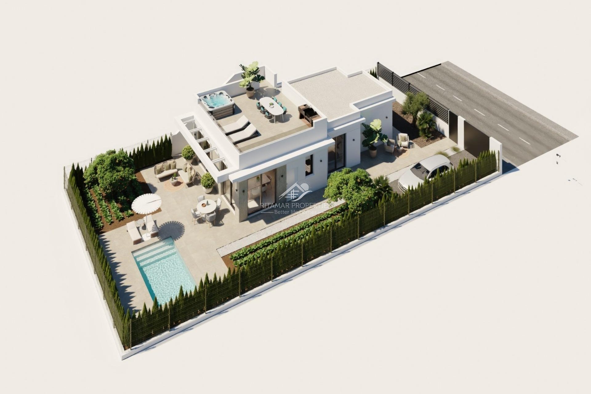 Neubau - Villa - Fuente Álamo - Hacienda Del Álamo Golf