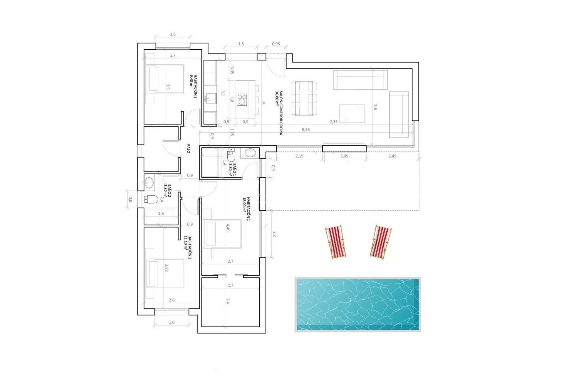 Neubau - Villa - Hondón de las Nieves - Urbaniz La Montañosa