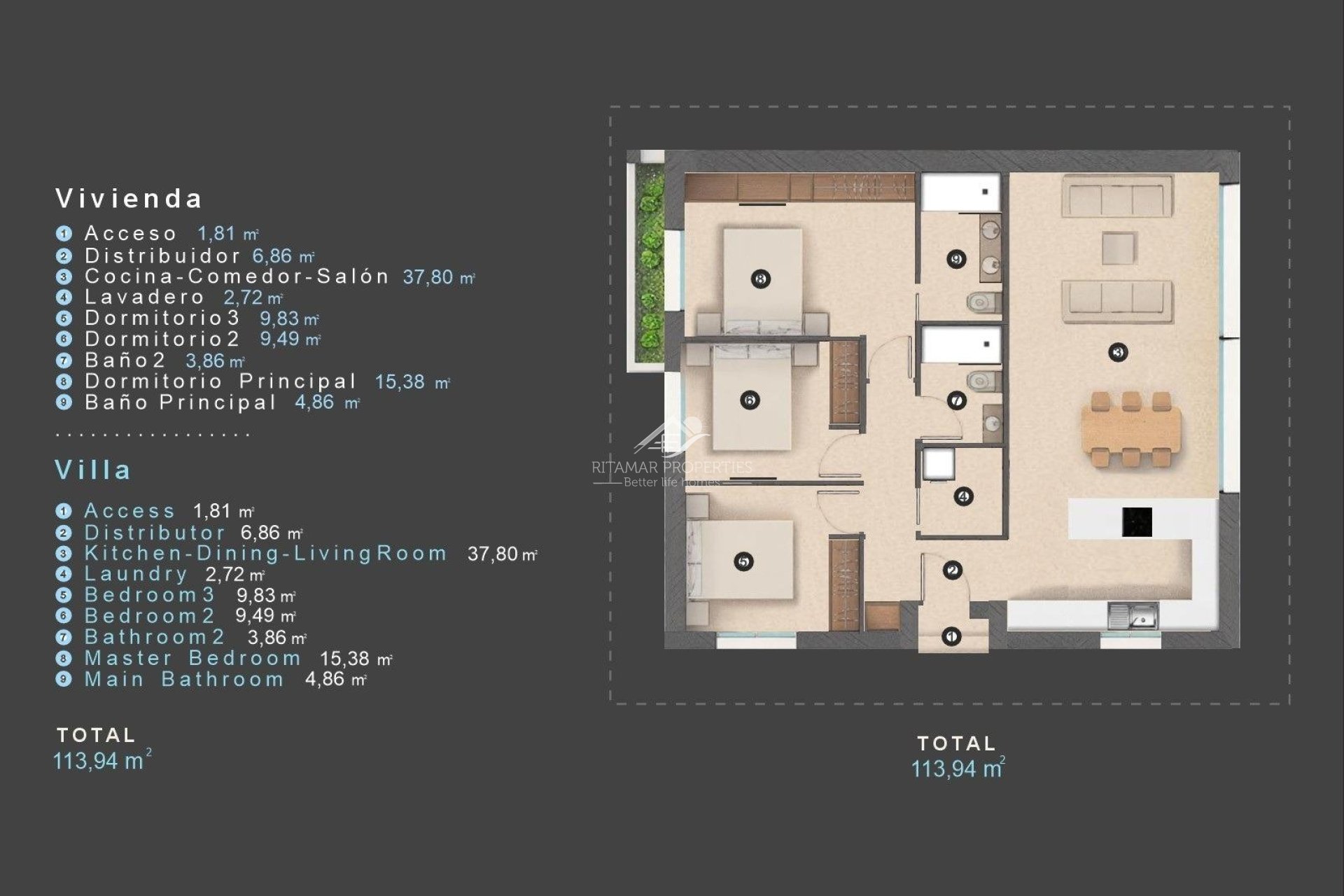 Neubau - Villa - Orihuela Costa - Las Filipinas