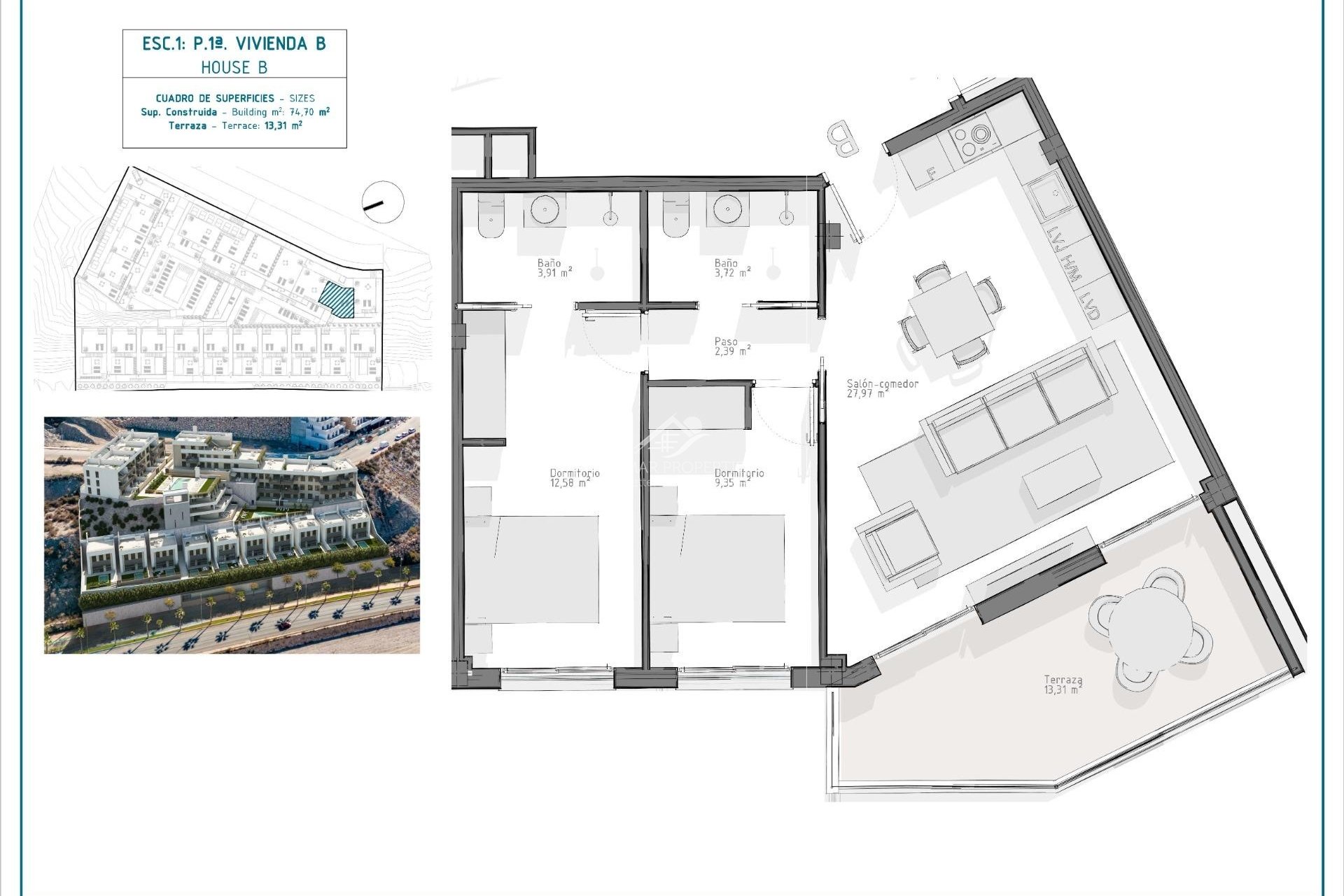 Neubau - Wohnung - Águilas - Playa del Hornillo