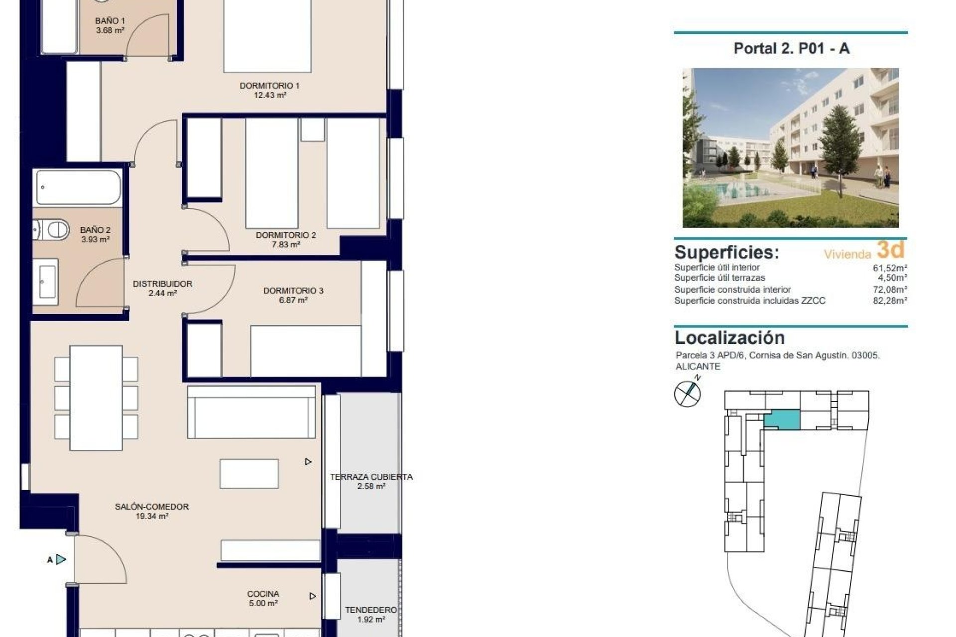 Neubau - Wohnung - Alicante - San Agustín