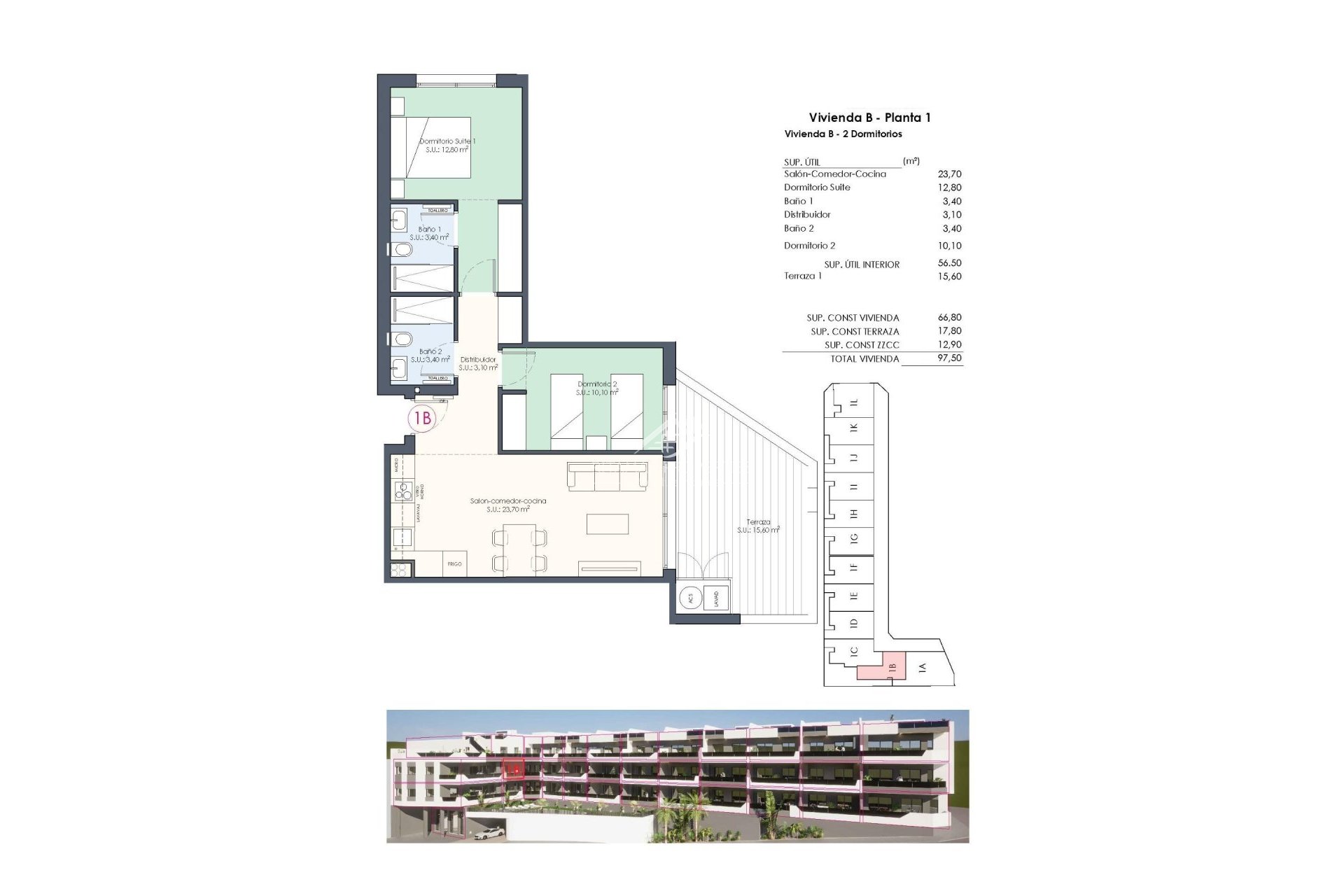 Neubau - Wohnung - Benijófar - Pueblo