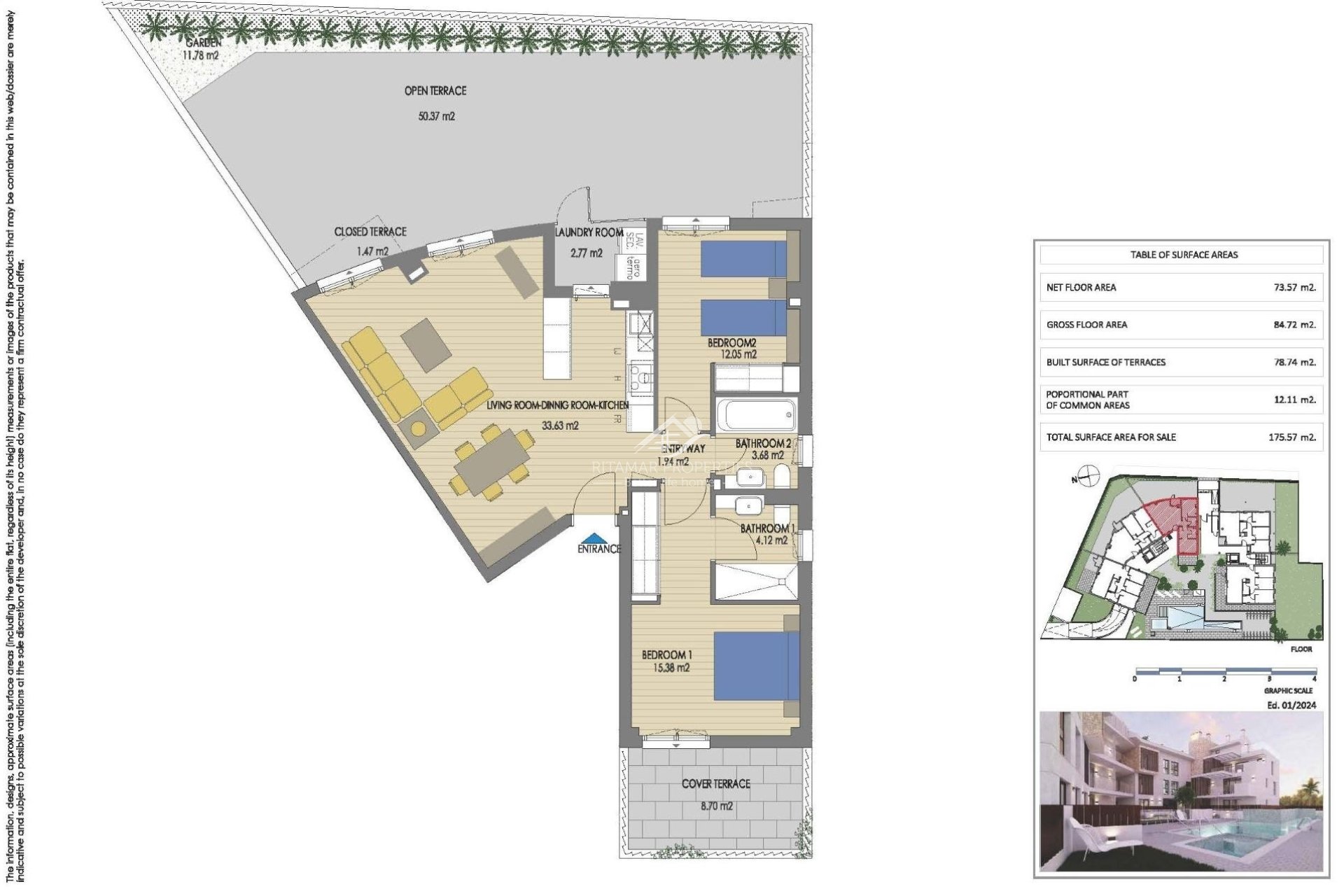 Neubau - Wohnung - Jávea Xàbia - Cala Blanca