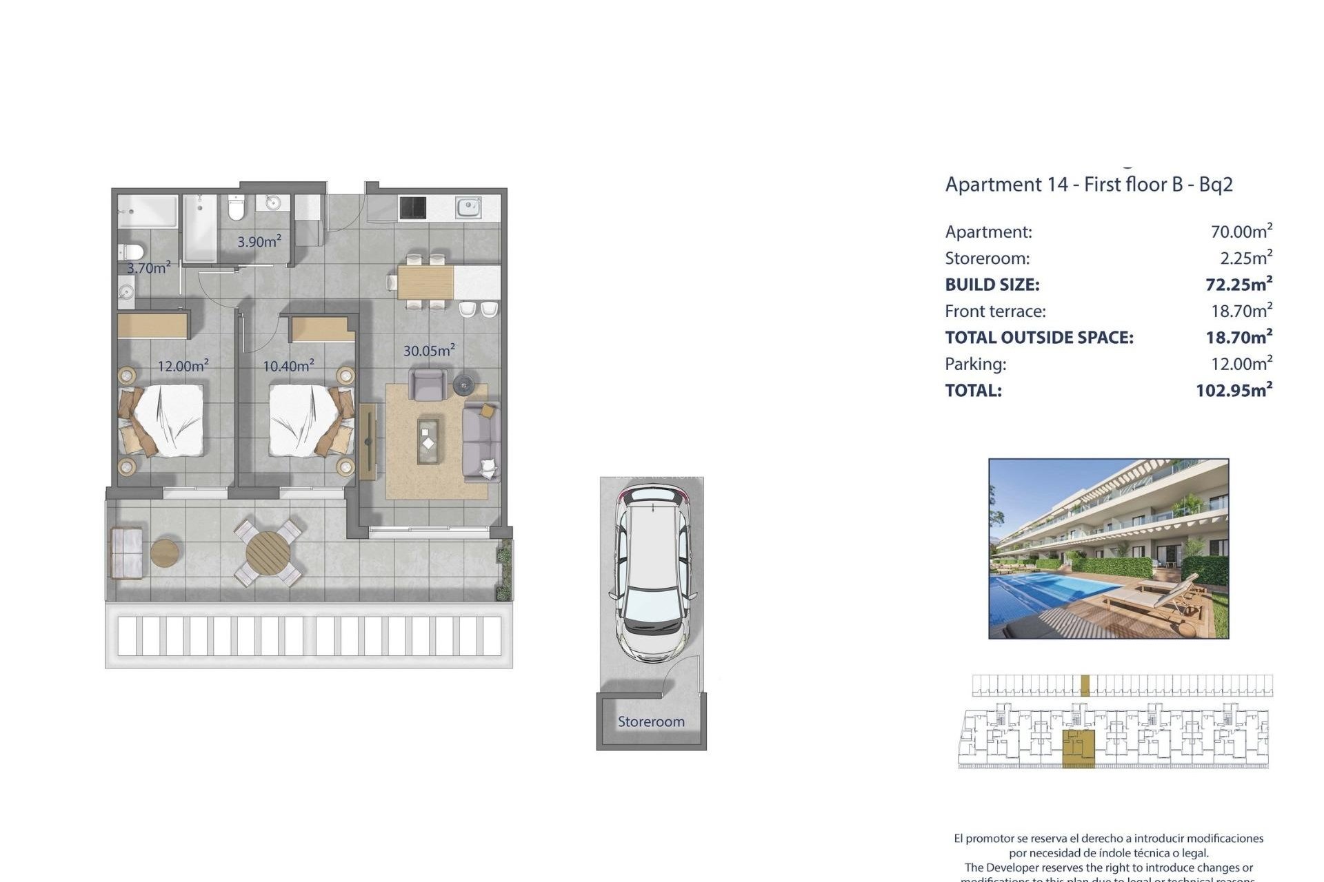 Neubau - Wohnung - Los Alcázares - Los Narejos