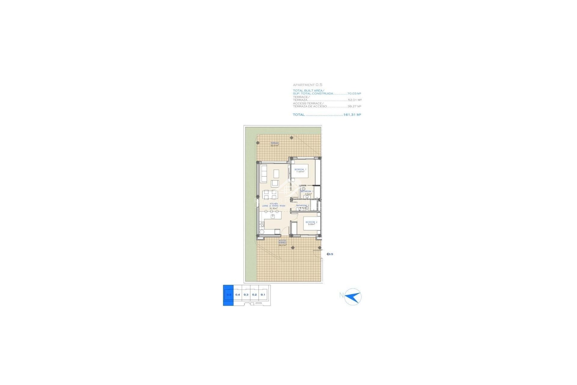 Neubau - Wohnung - Los Alcázares - Serena Golf