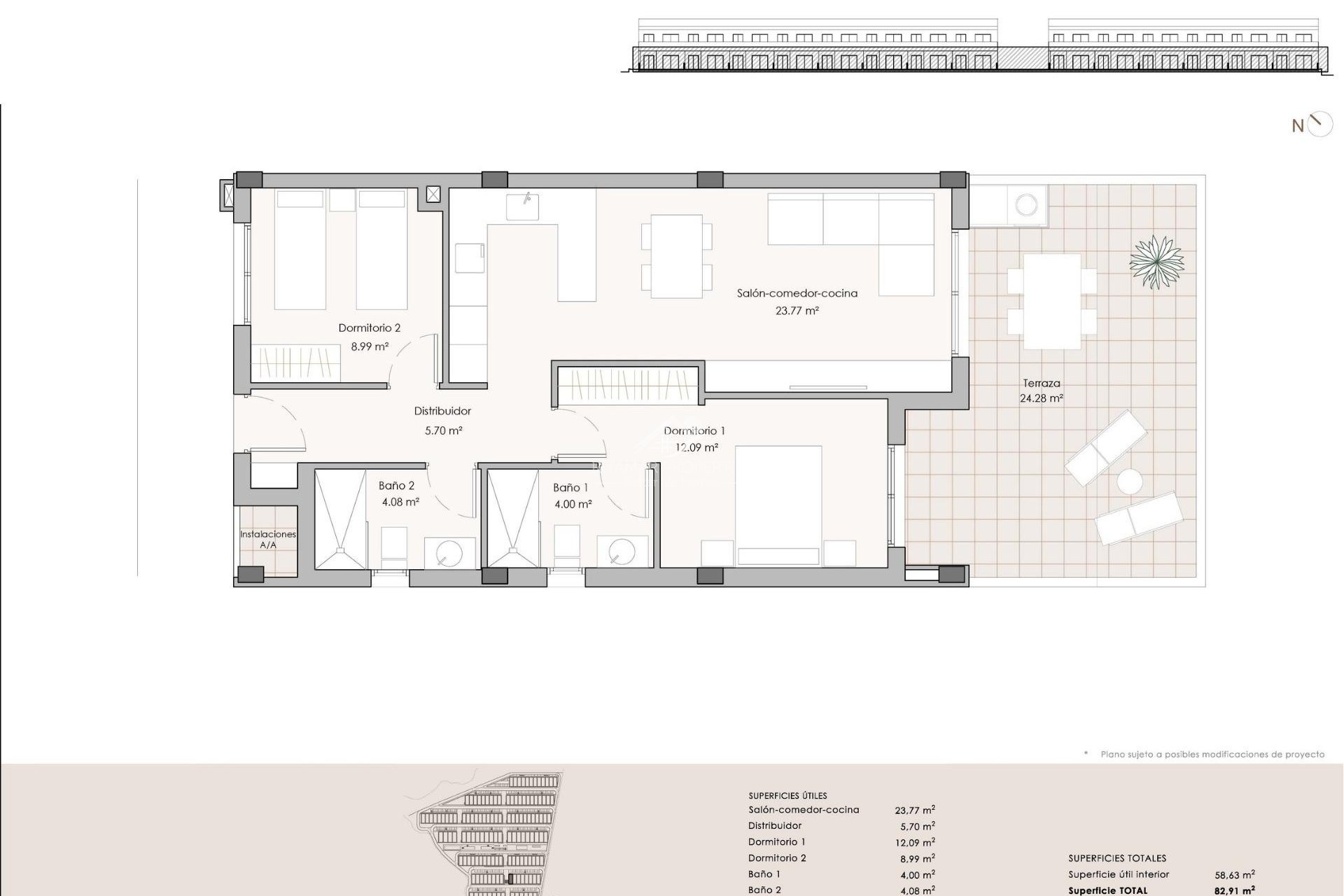 Neubau - Wohnung - Pulpí - Aguilón Golf