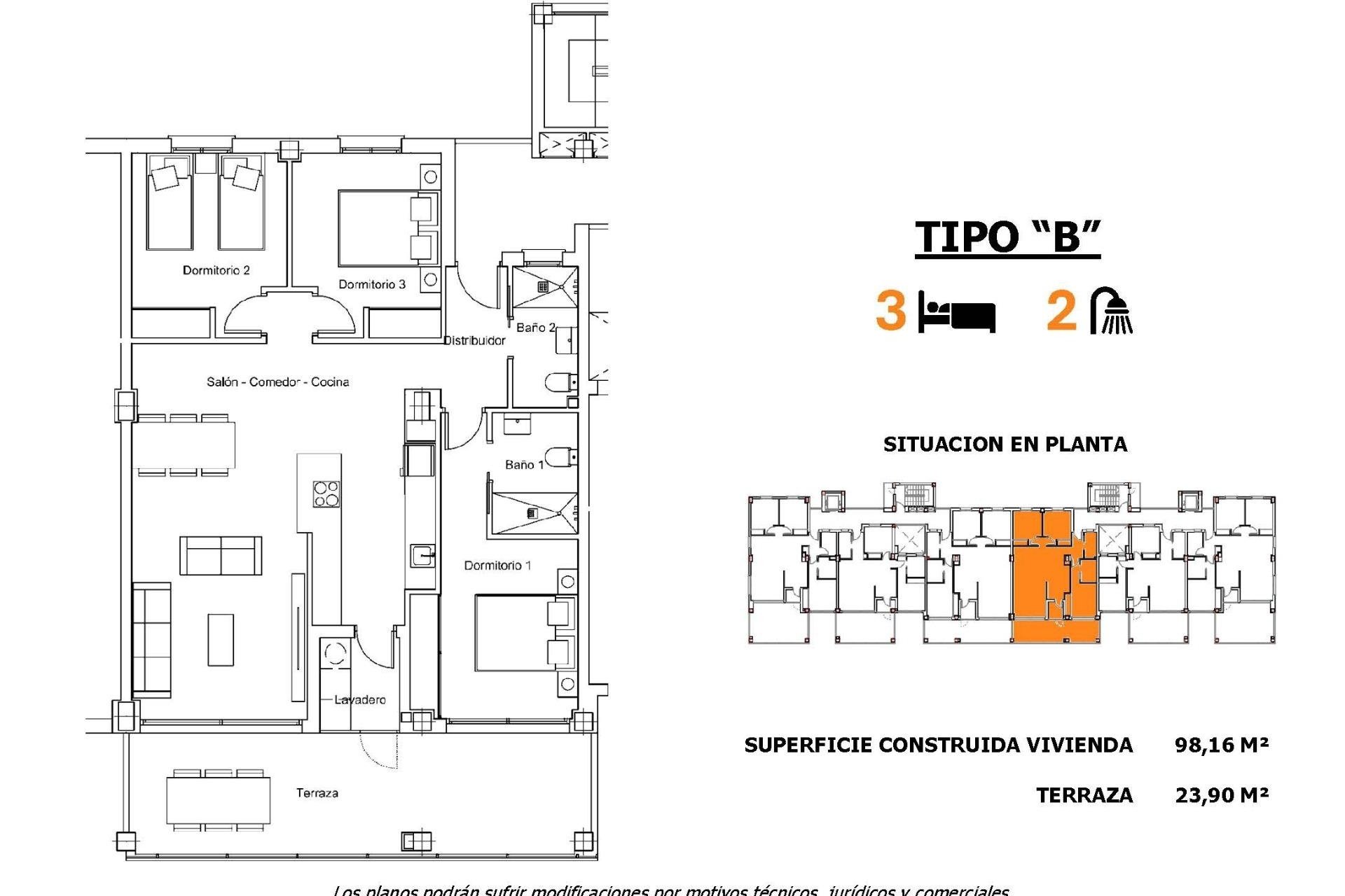Neubau - Wohnung - San Miguel de Salinas - Pueblo