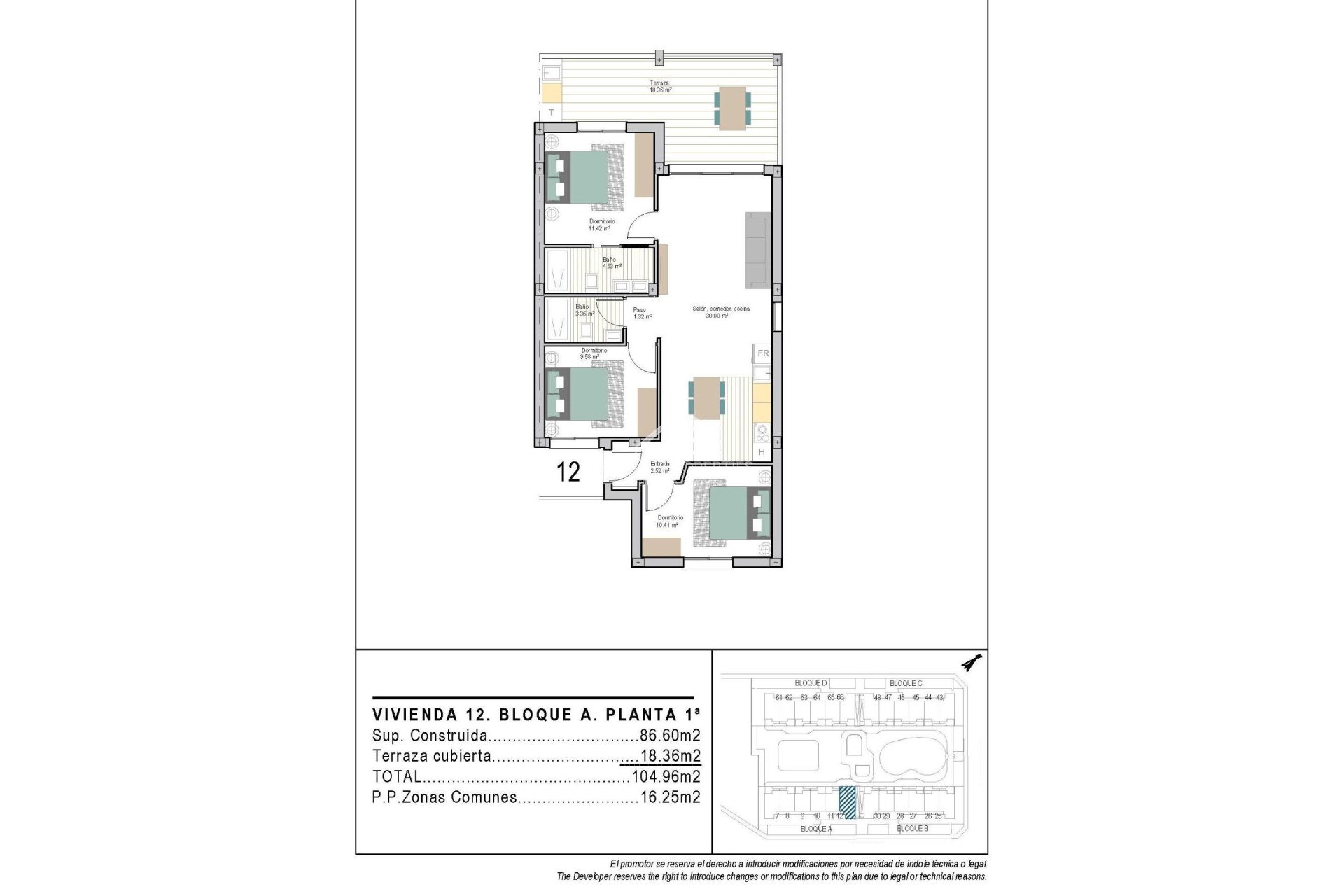 Neubau - Wohnung - Torre Pacheco - San Cayetano