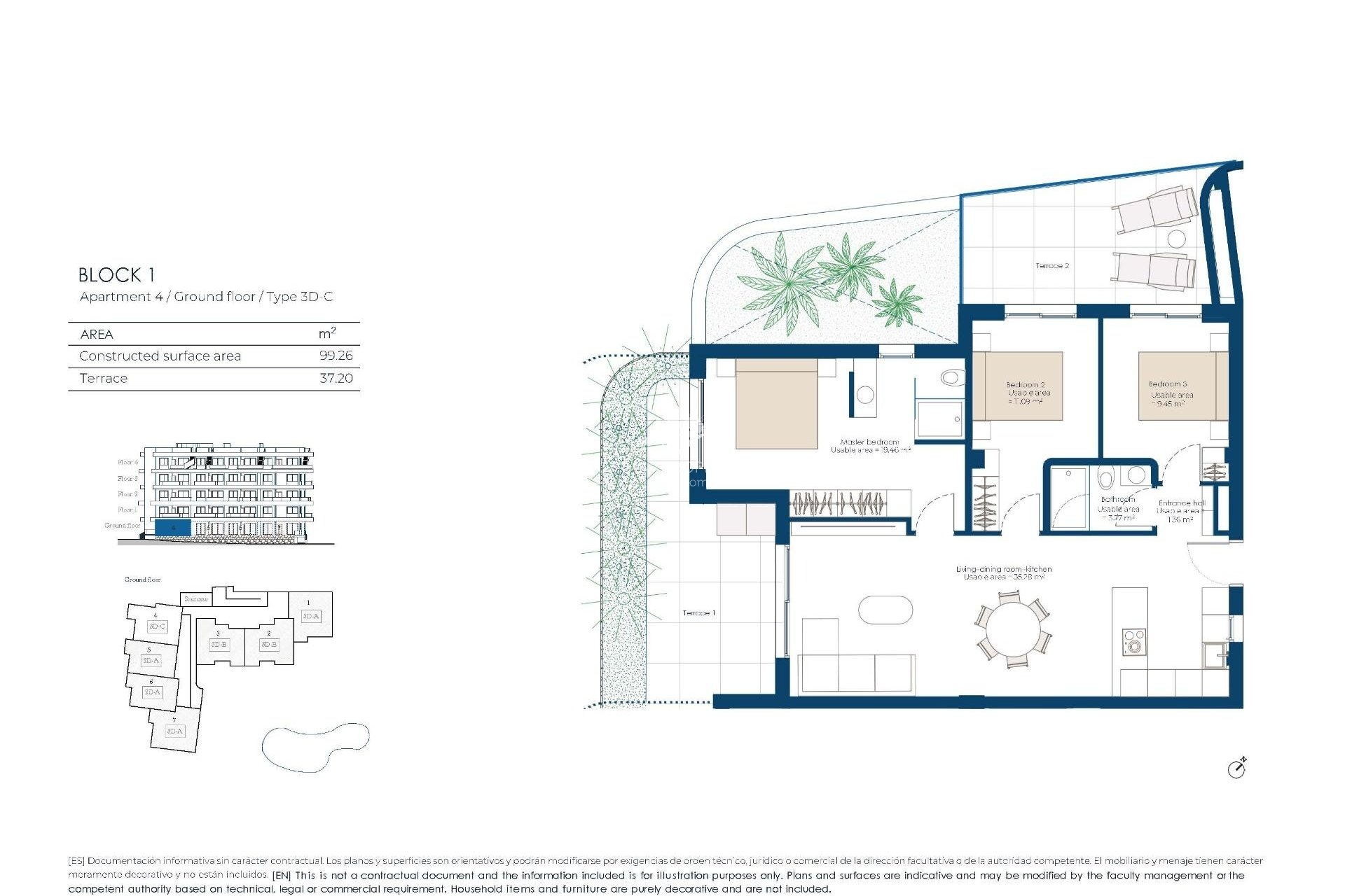 New build - Apartment - Baños y Mendigo - El Valle Golf