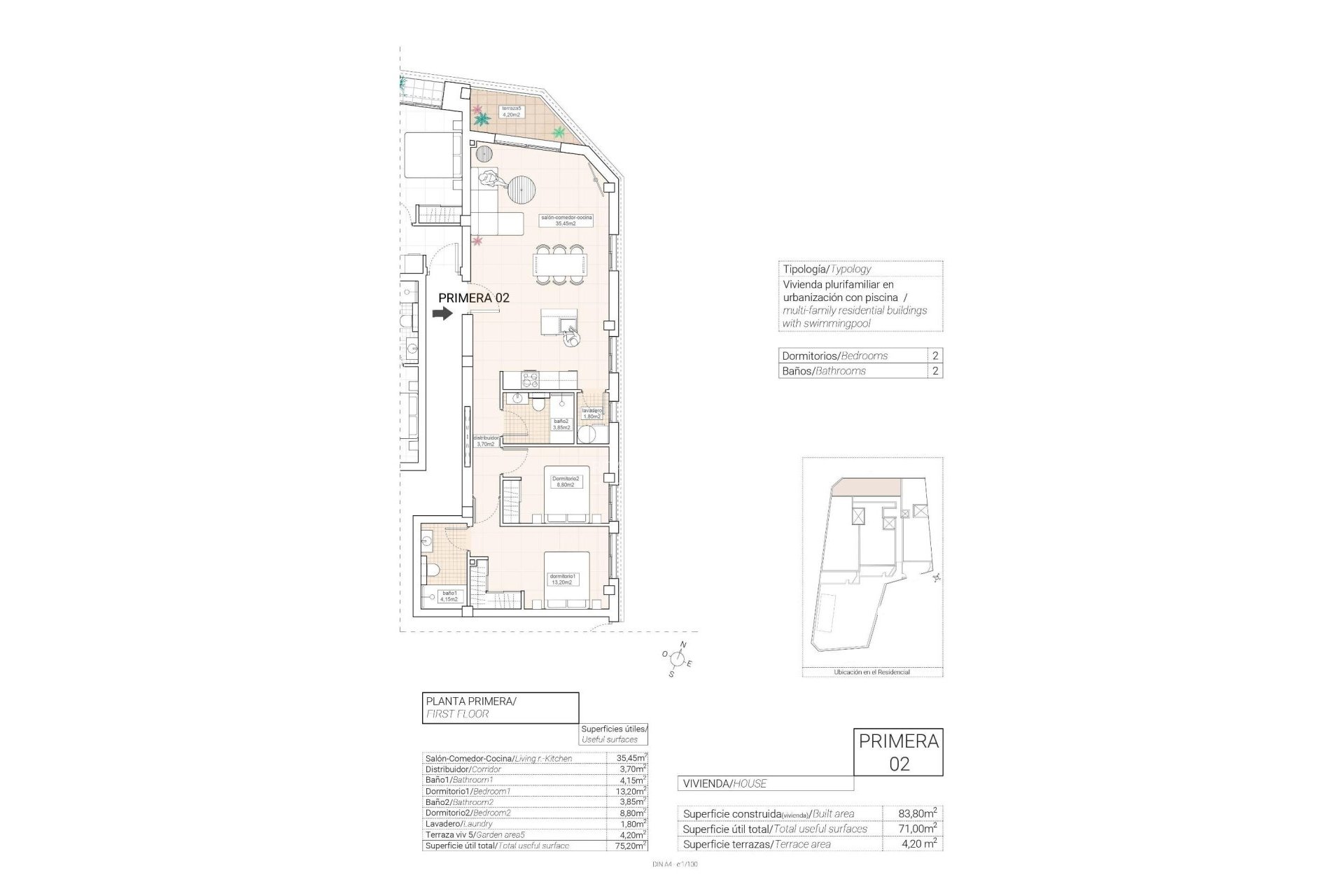 New build - Apartment - Hondón de las Nieves - Pueblo