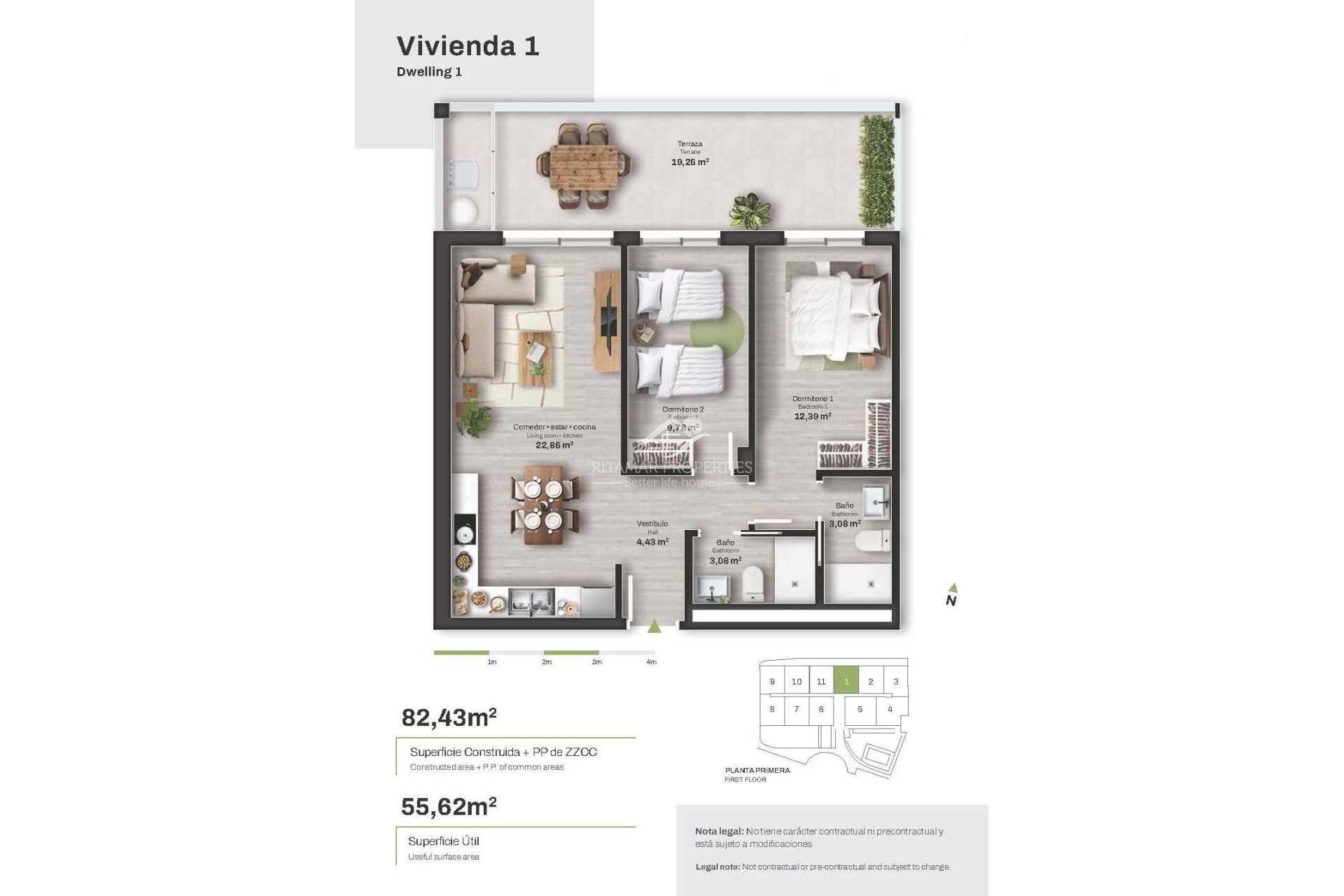 New build - Apartment - Mojacar - Descargador