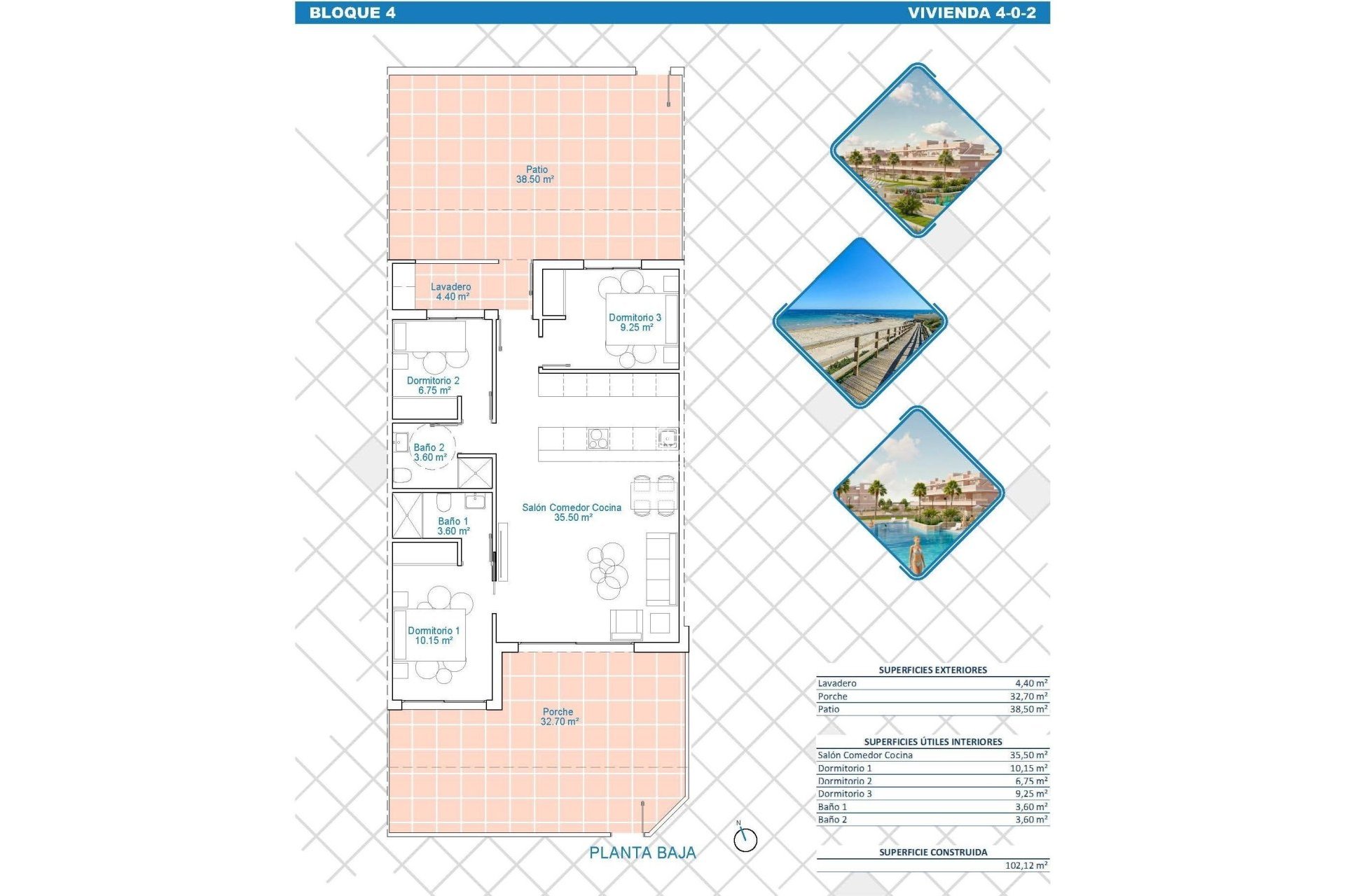 New build - Apartment - Pilar de la Horadada - Lo Monte
