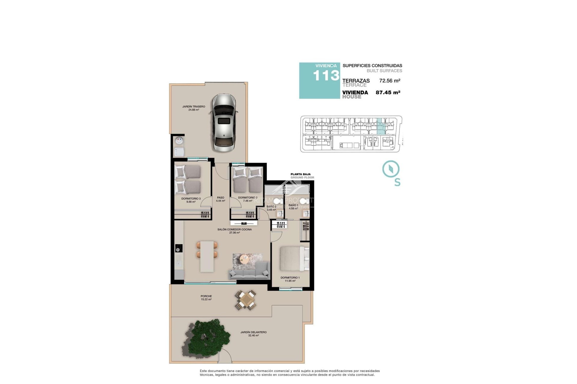 New build - Bungalow - Pilar de la Horadada - Torre De La Horadada