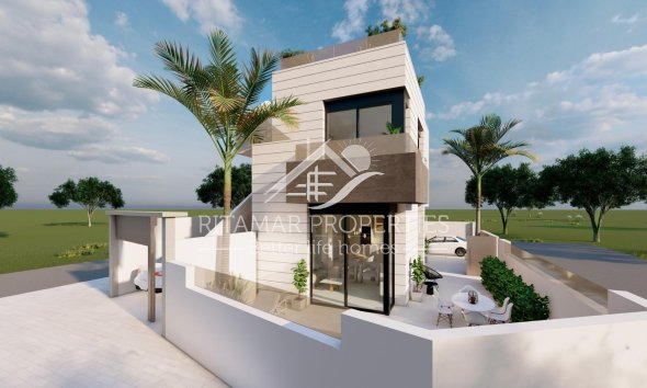 New build - Bungalow - Pilar de la Horadada - Zona Pueblo