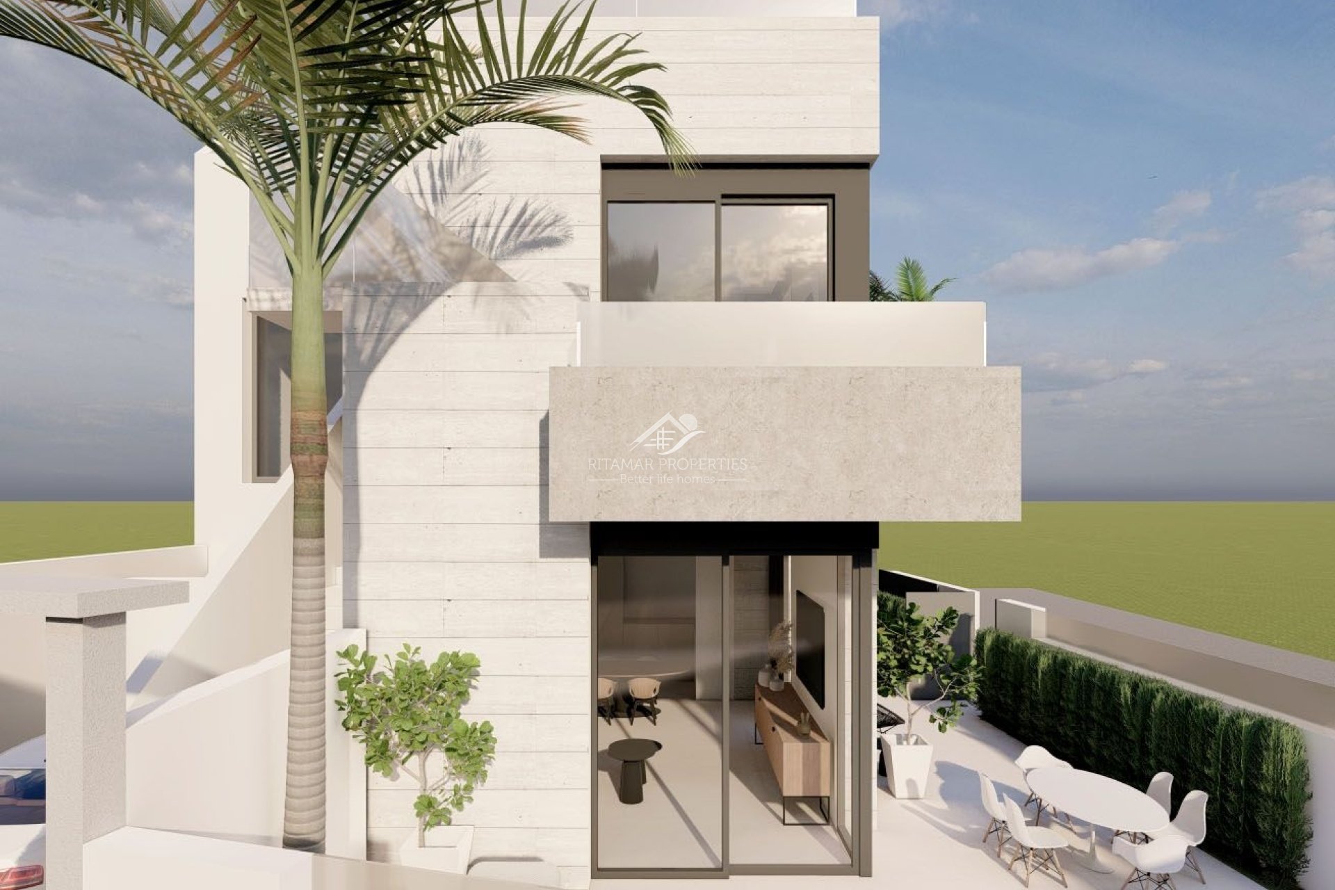 New build - Bungalow - Pilar de la Horadada - Zona Pueblo