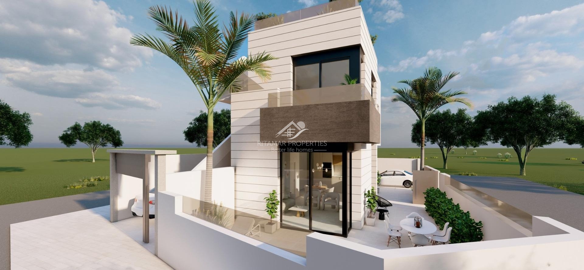 New build - Bungalow - Pilar de la Horadada - Zona Pueblo