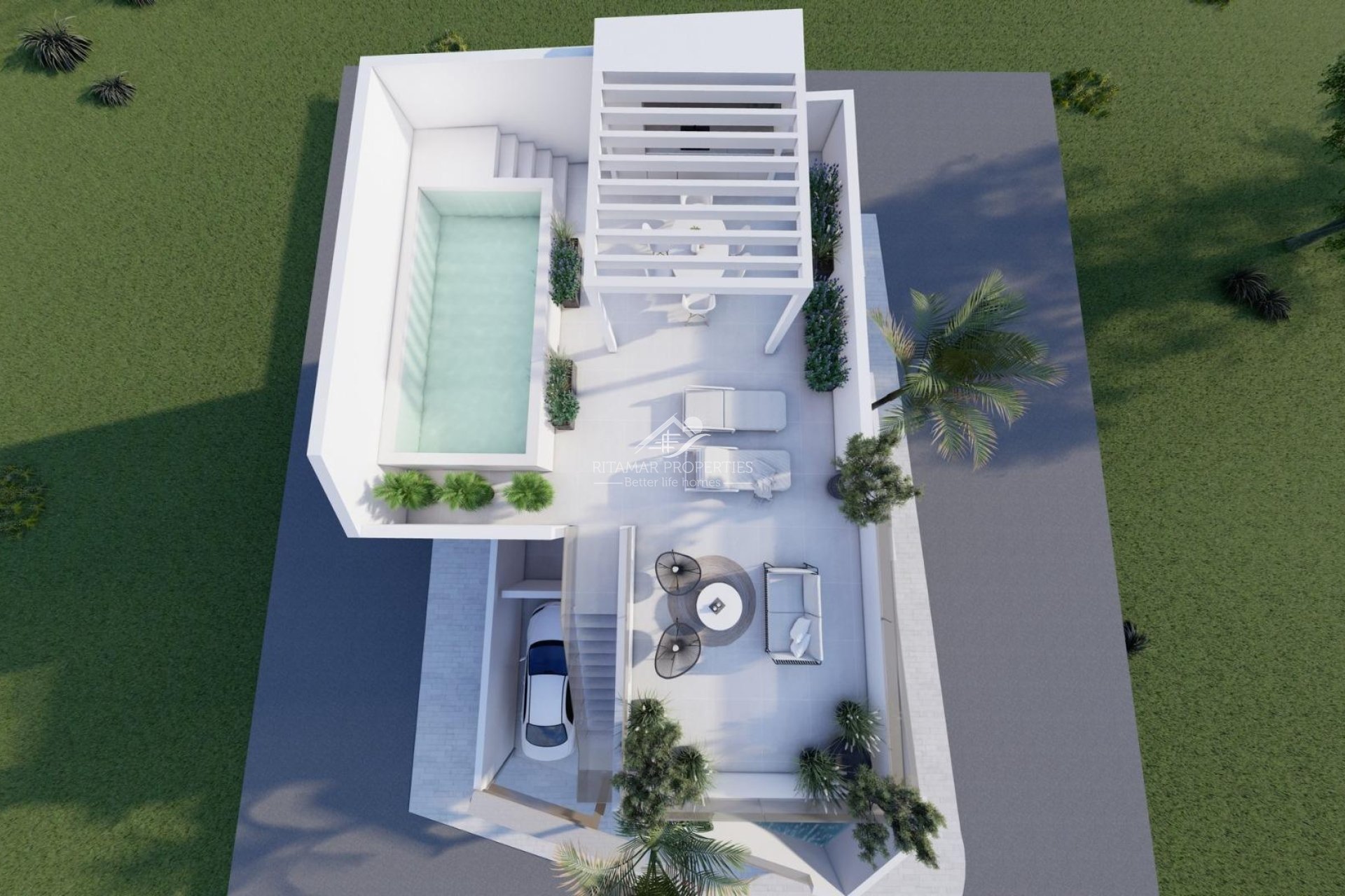 New build - Bungalow - Pilar de la Horadada - Zona Pueblo