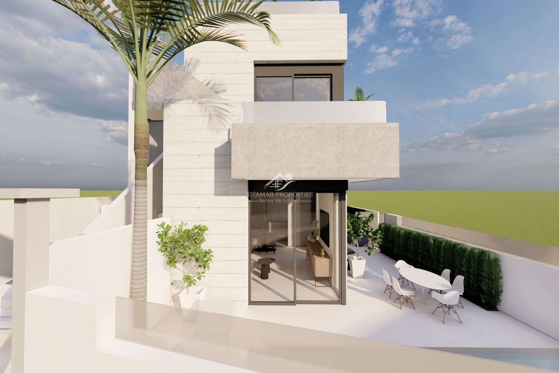 New build - Bungalow - Pilar de la Horadada - Zona Pueblo