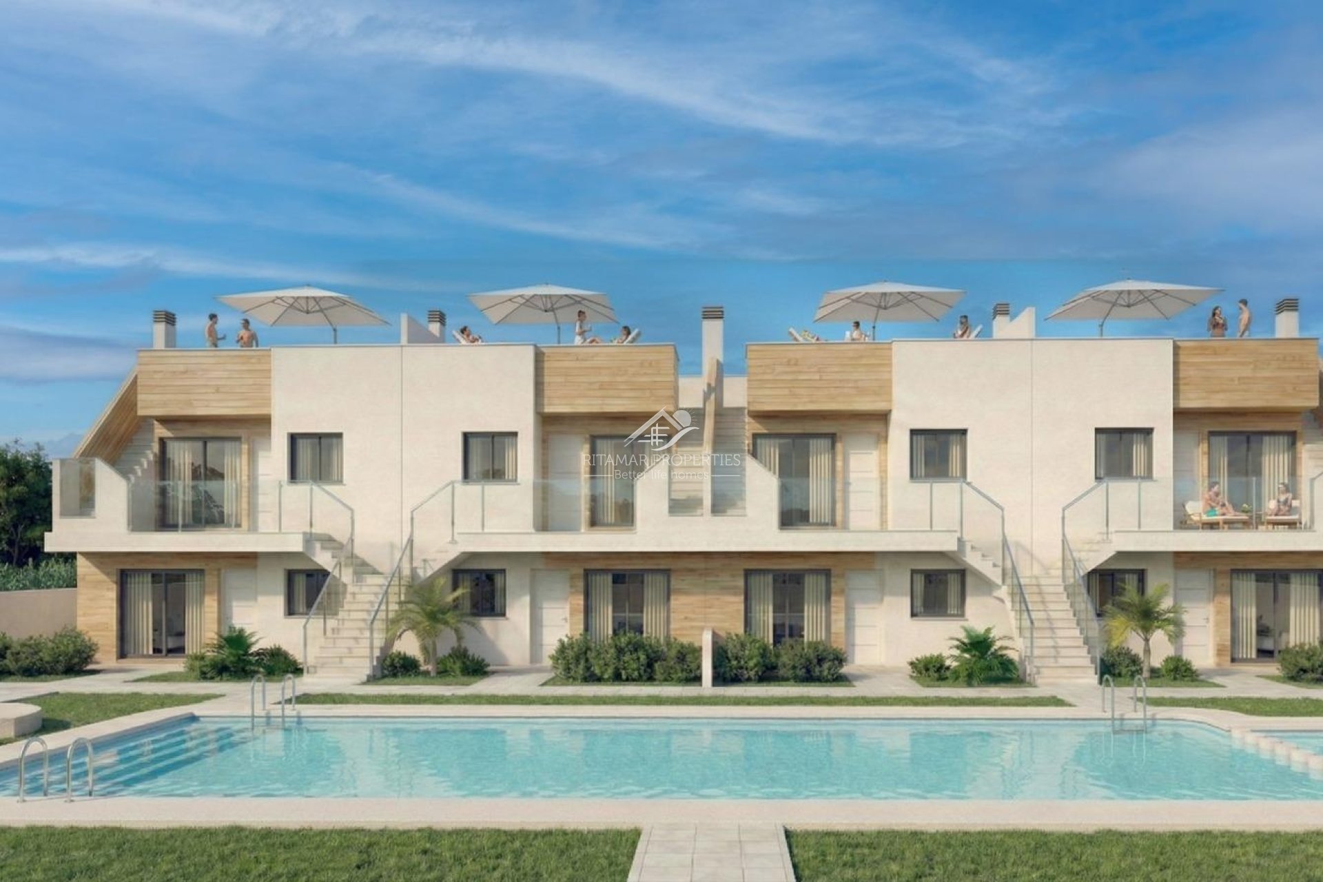 New build - Bungalow - San Javier - pueblo