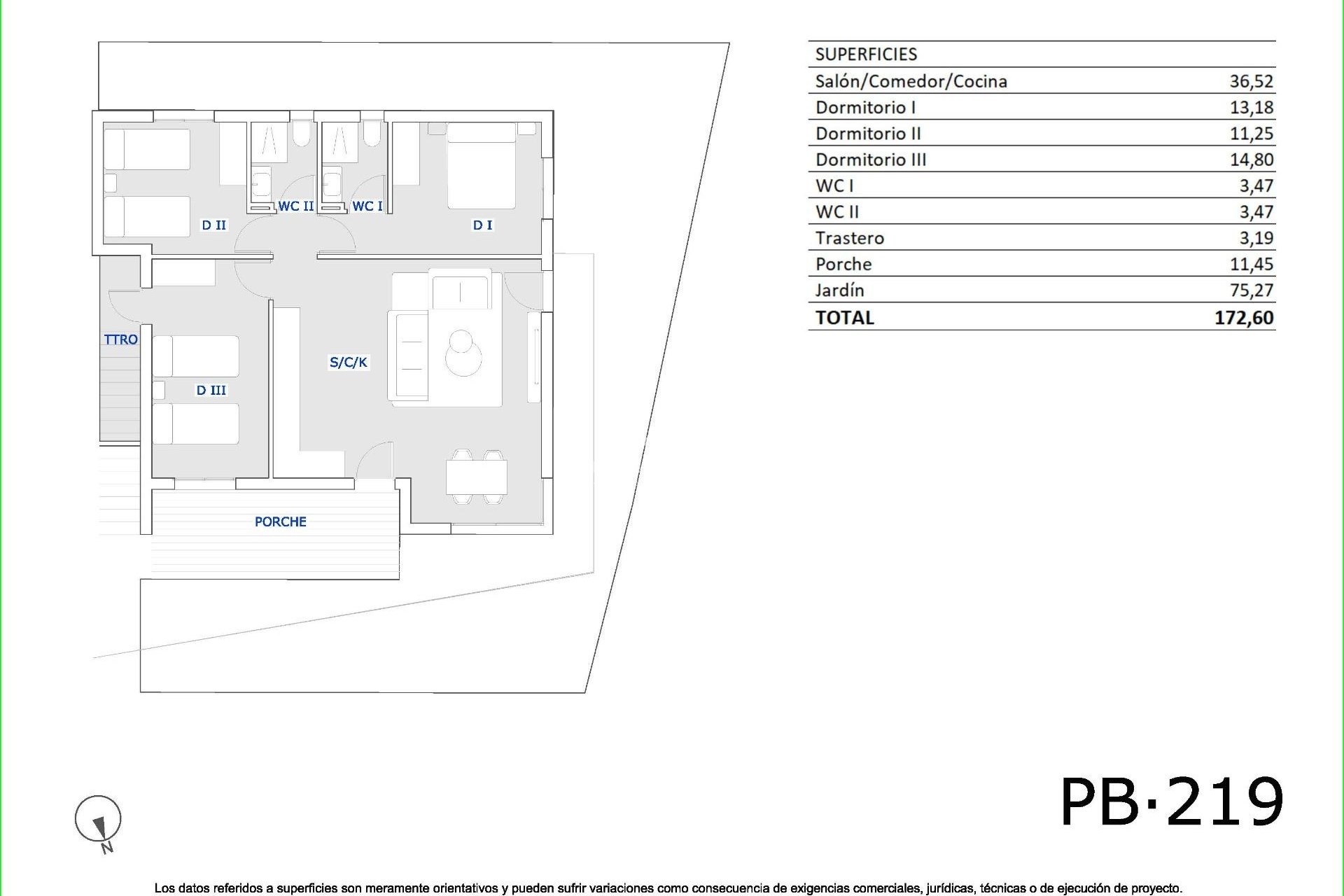 New build - Bungalow - San Miguel de Salinas - Pueblo