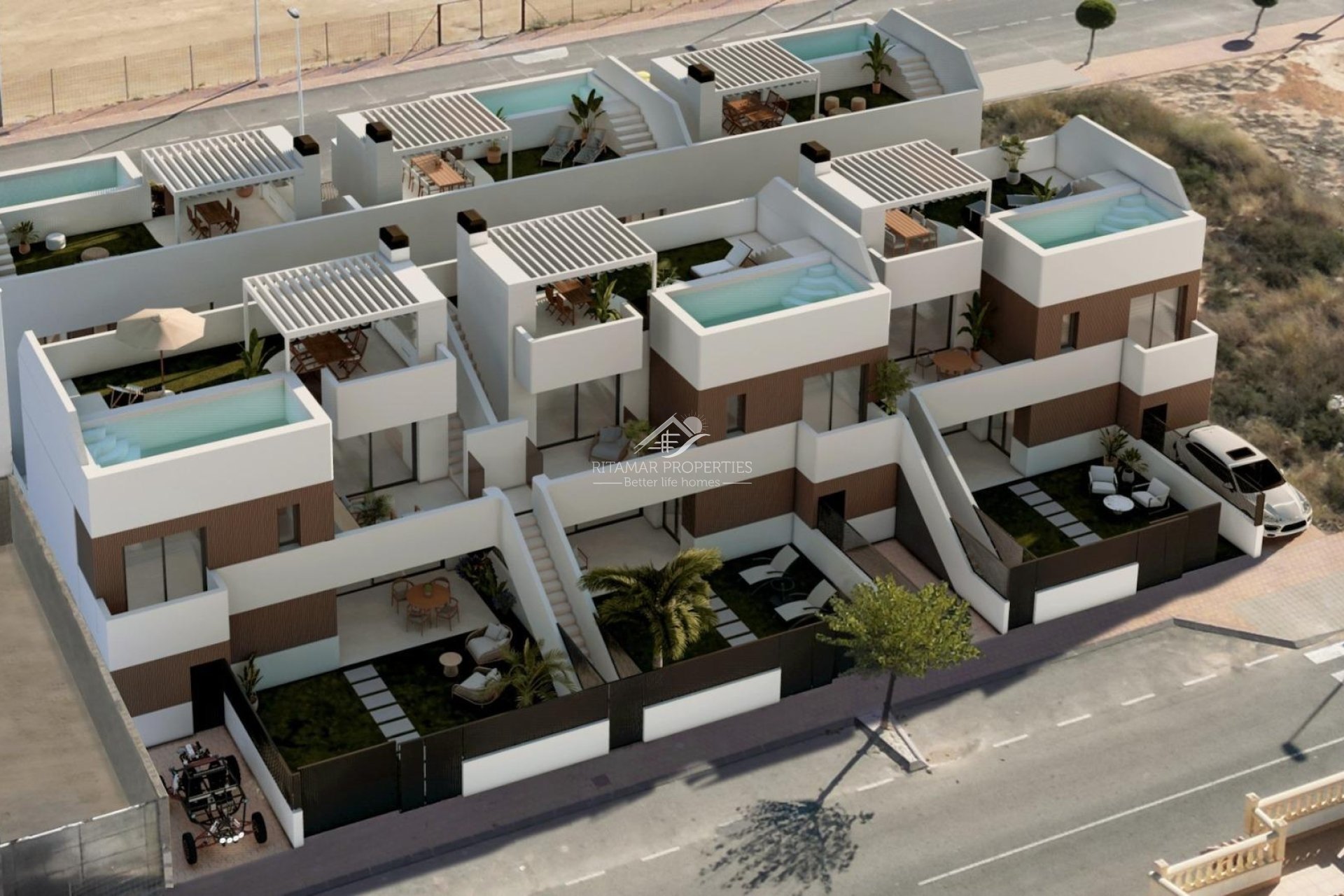 New build - Bungalow - San Pedro del Pinatar - Lo Pagan