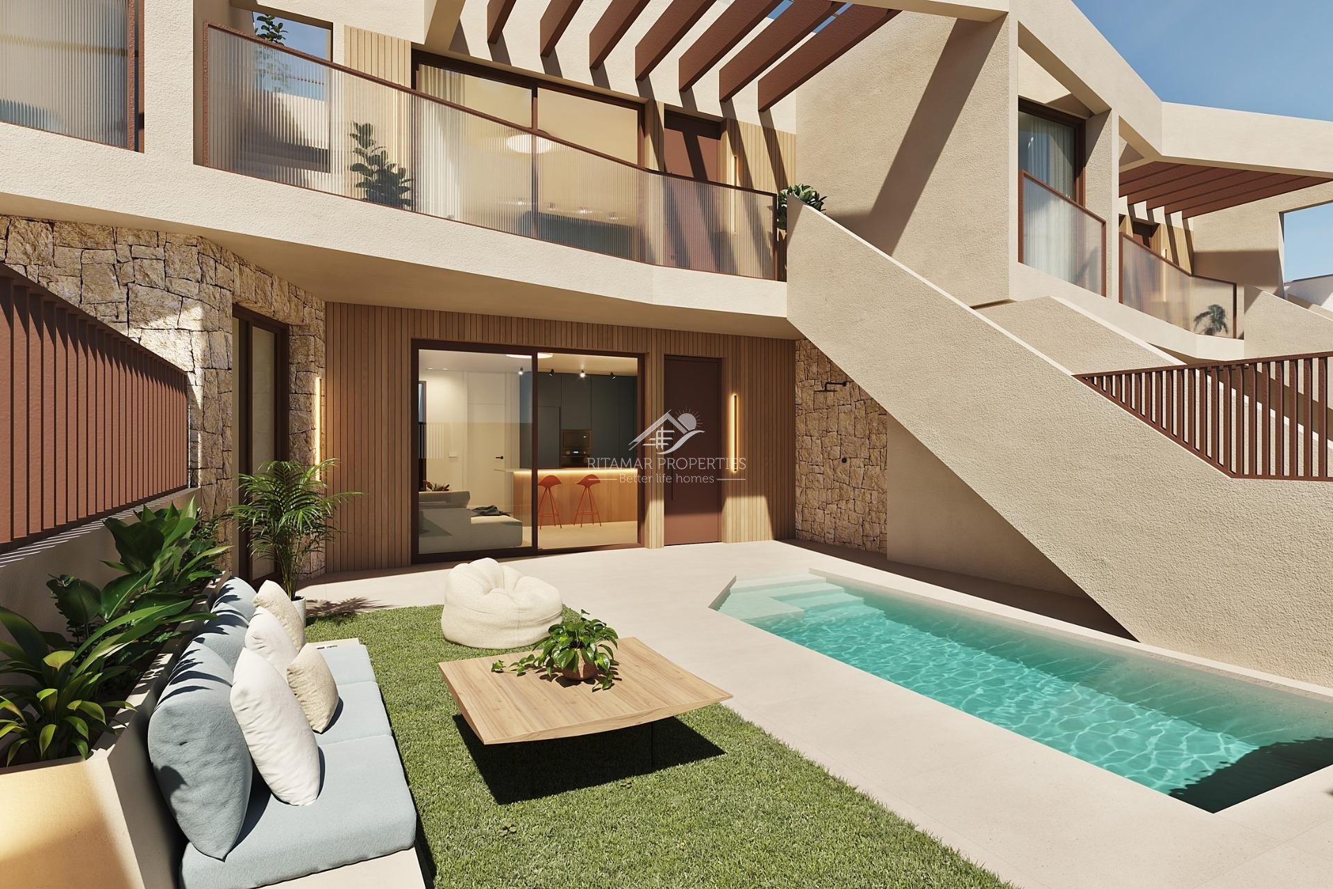 New build - Bungalow - San Pedro del Pinatar - Pueblo