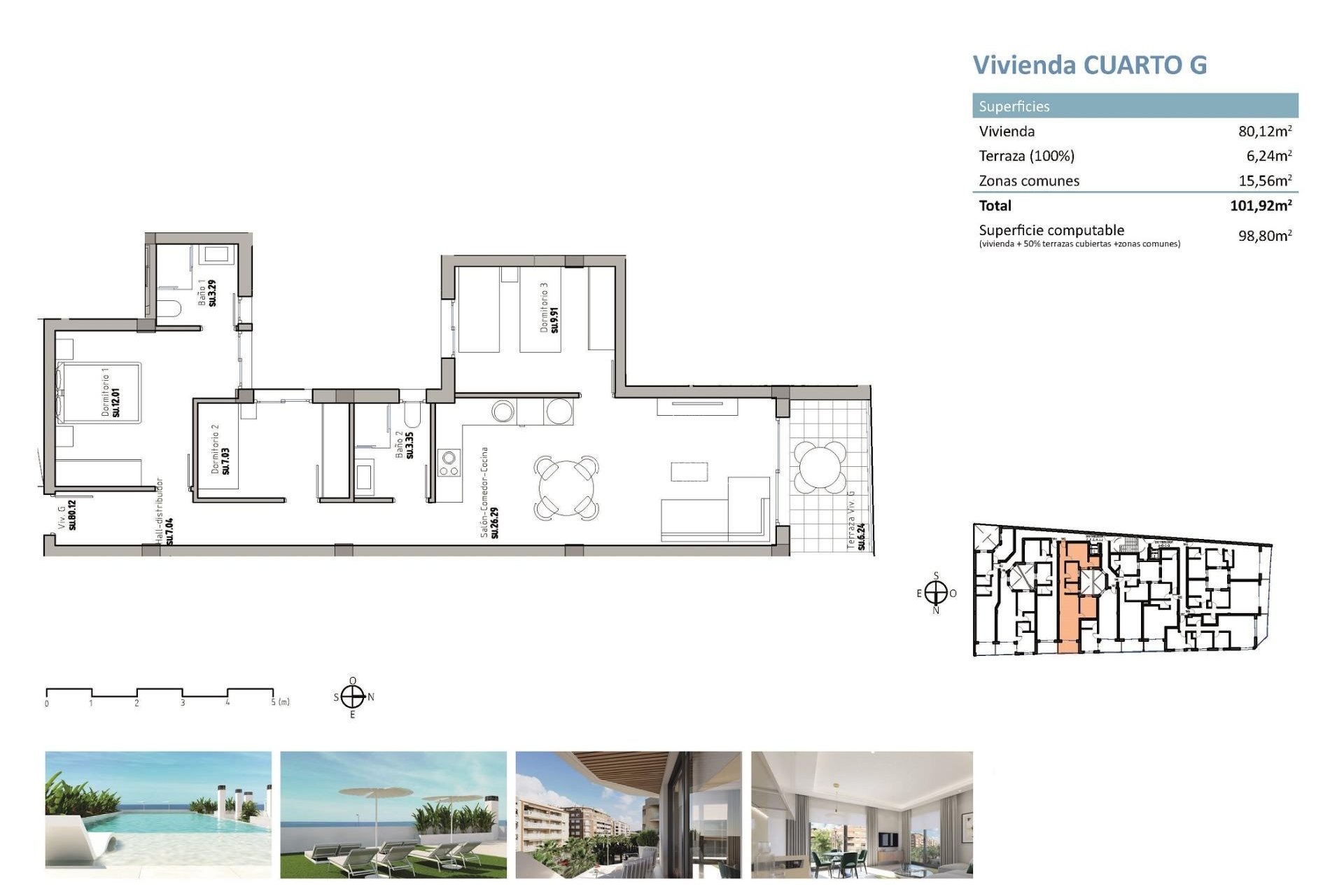 New build - Penthouse - Guardamar del Segura - Pueblo