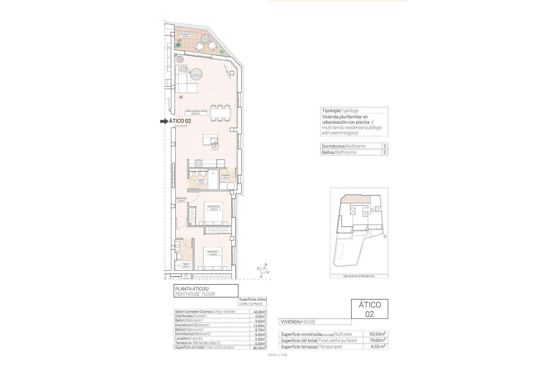New build - Penthouse - Hondón de las Nieves - Pueblo