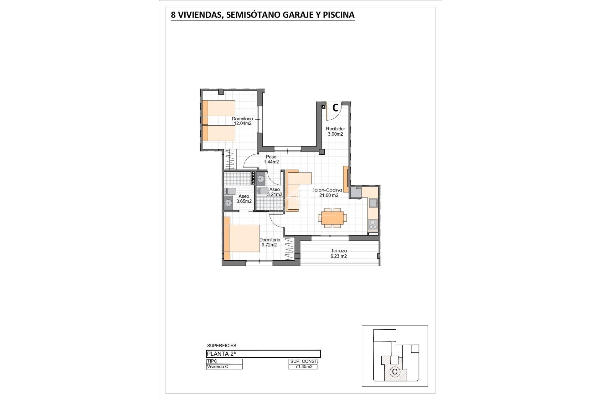 New build - Penthouse - San Pedro del Pinatar - Lo Pagan
