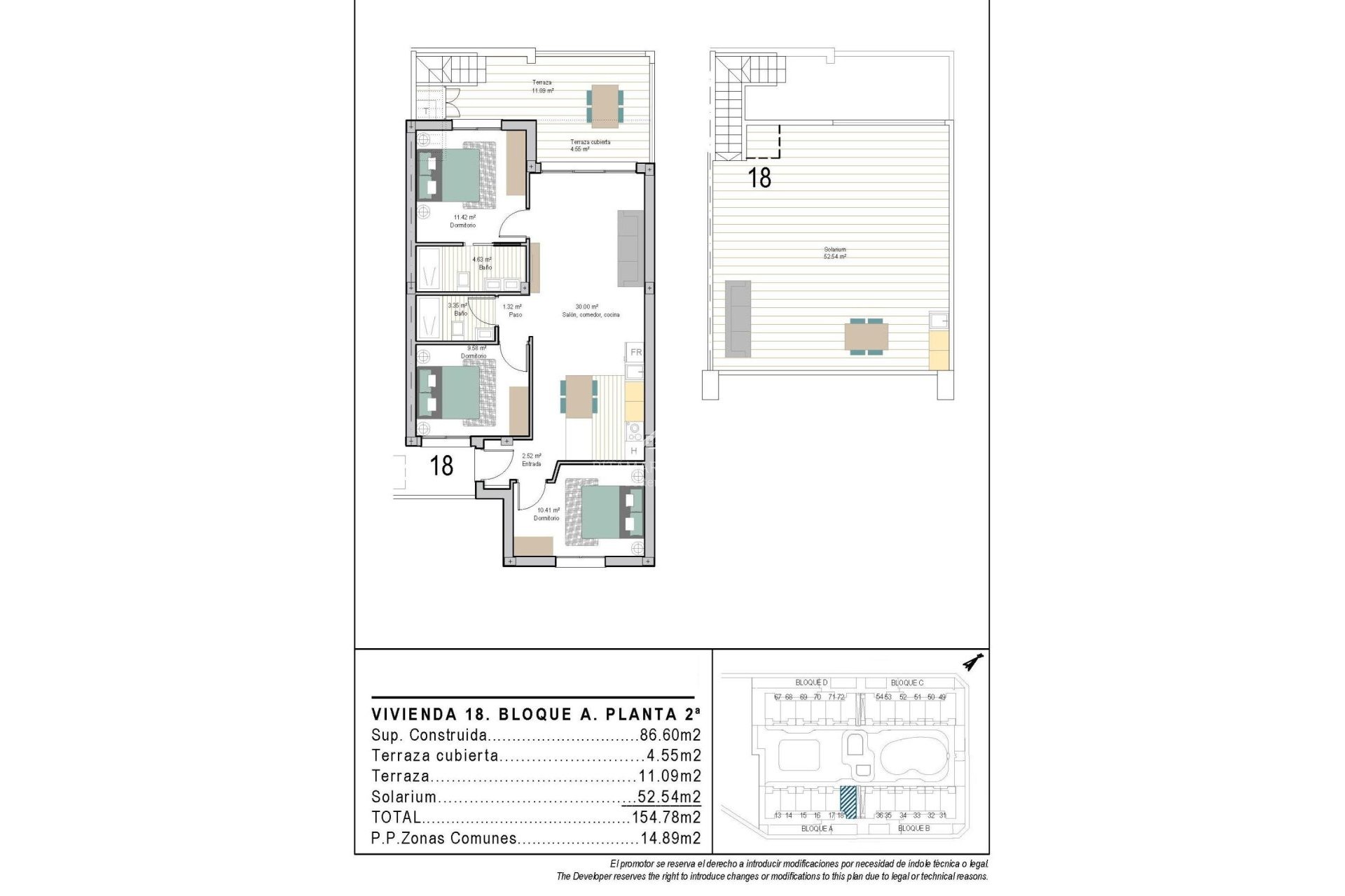 New build - Penthouse - Torre Pacheco - San Cayetano