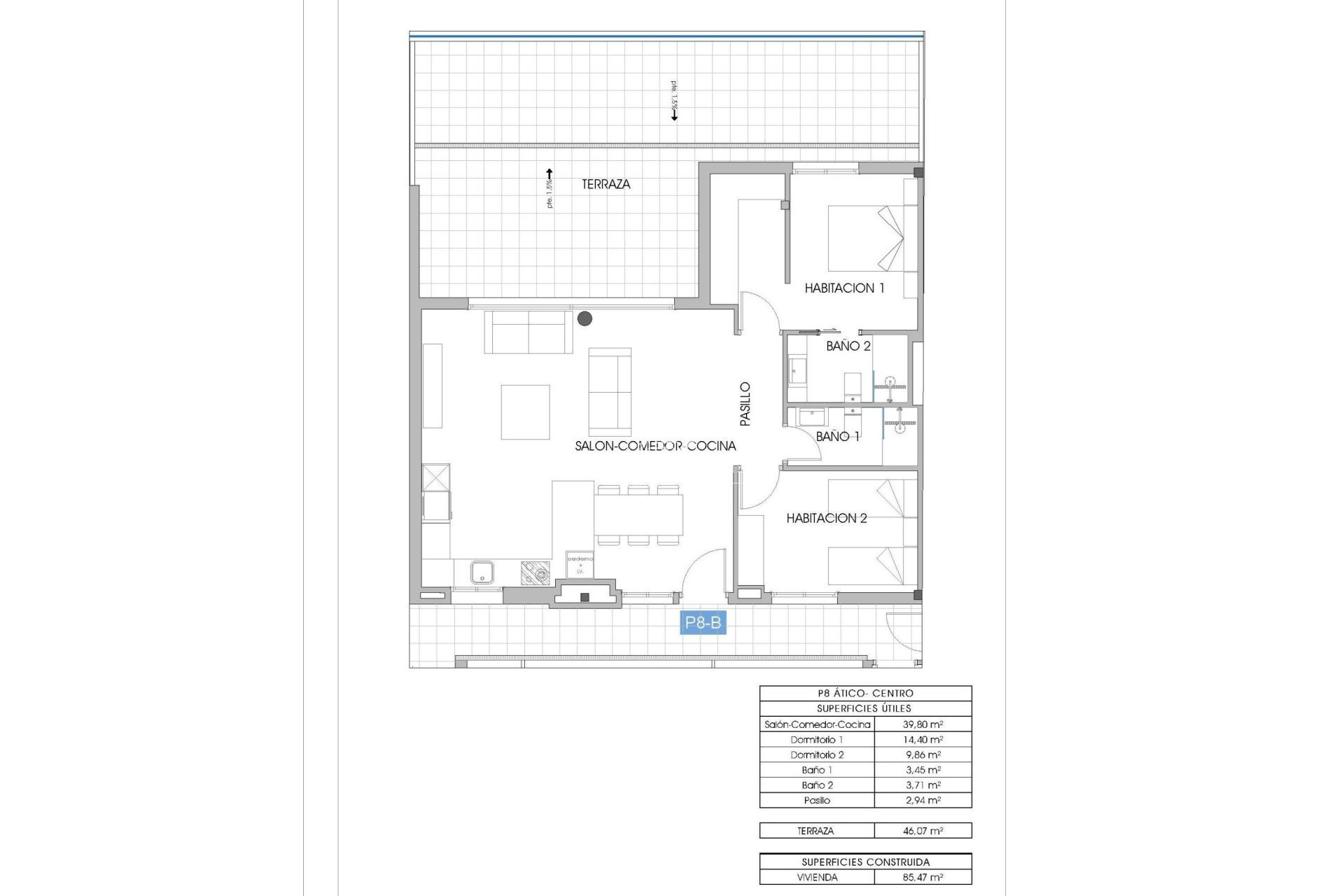 New build - Penthouse - Villajoyosa - Cala de Finestrat