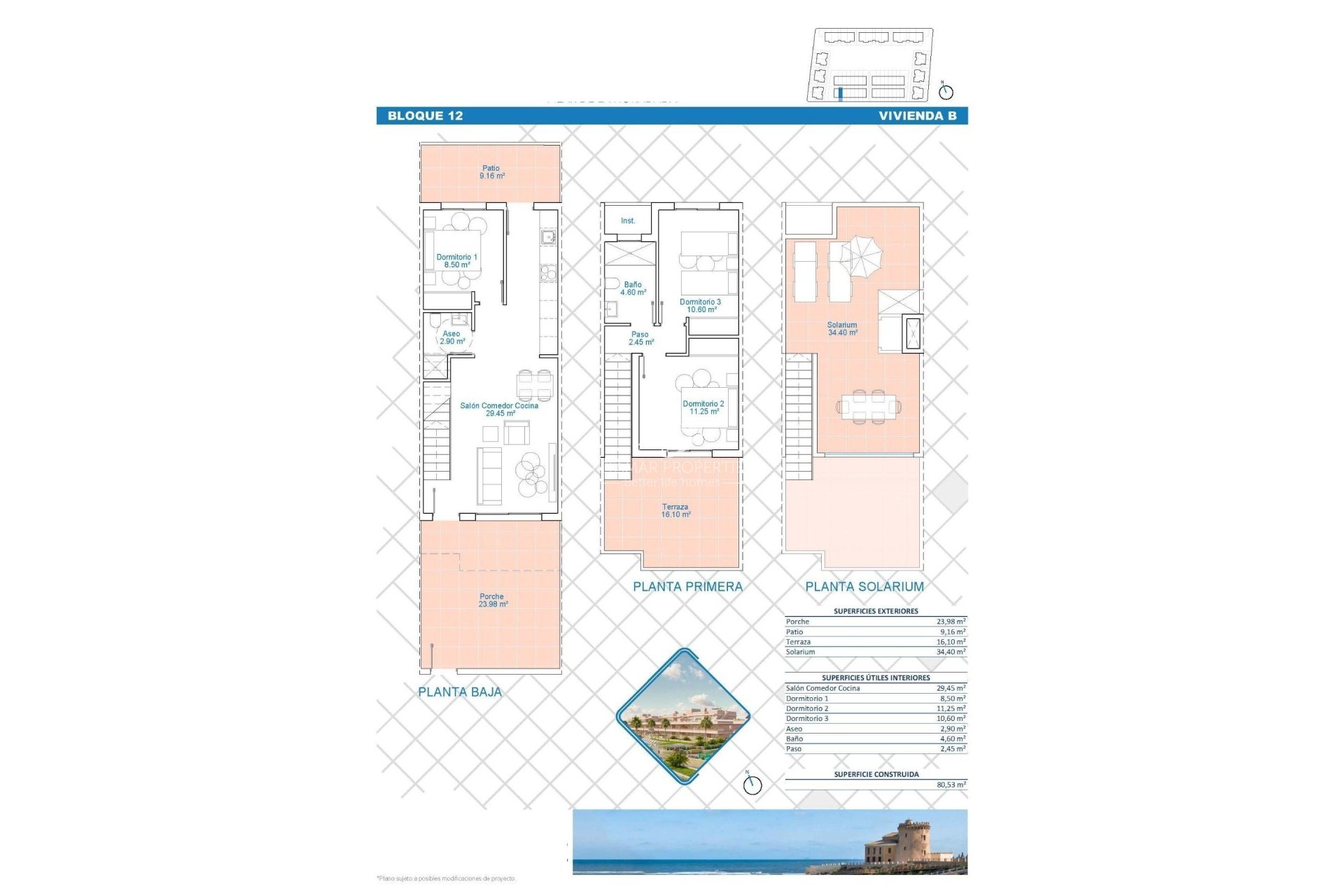 New build - Town House - Pilar de la Horadada - Lo Monte