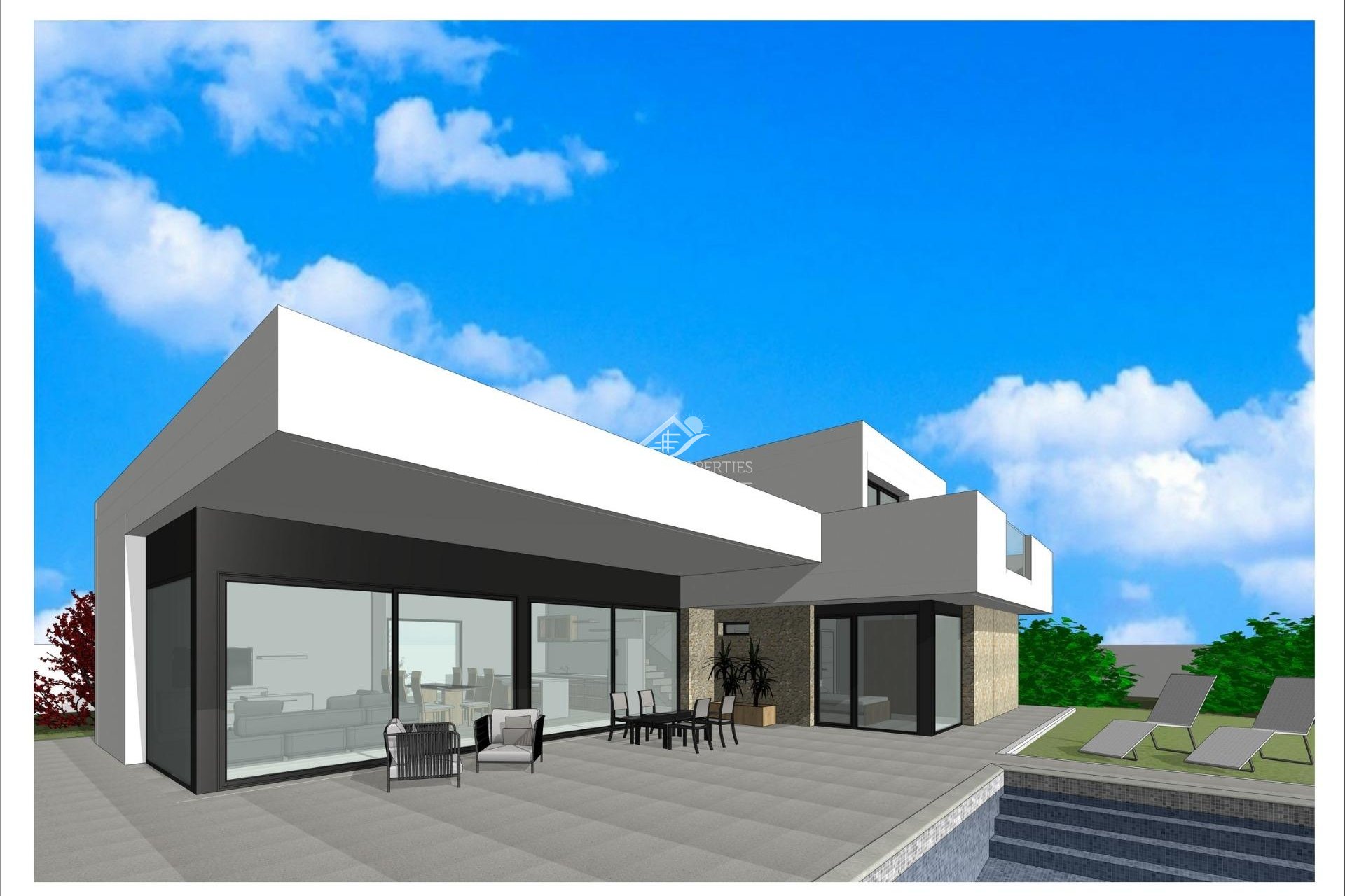 New build - Villa - Aspe Pedanias - Pedanías Este