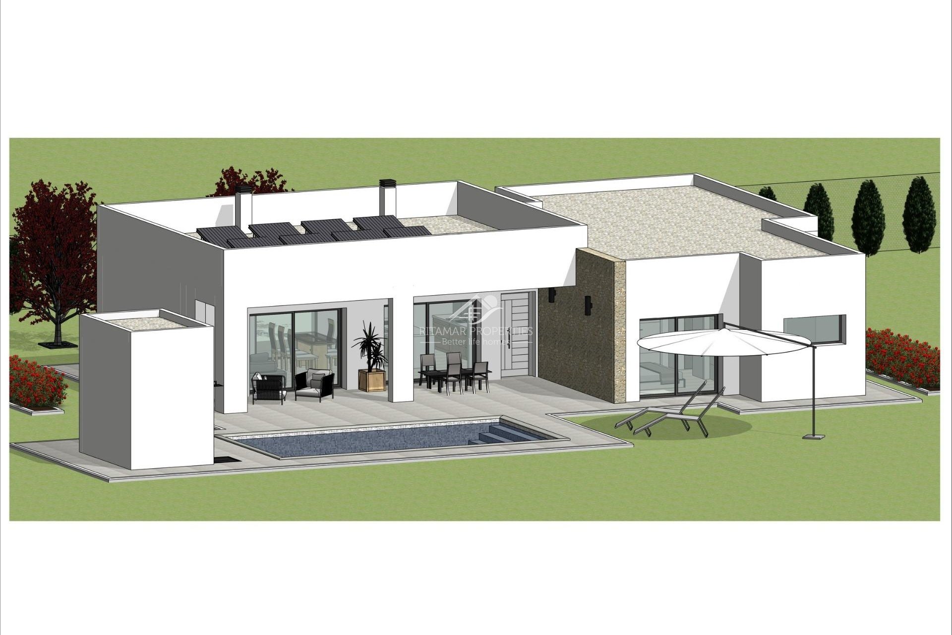 New build - Villa - Aspe Pedanias - Pedanías Oeste