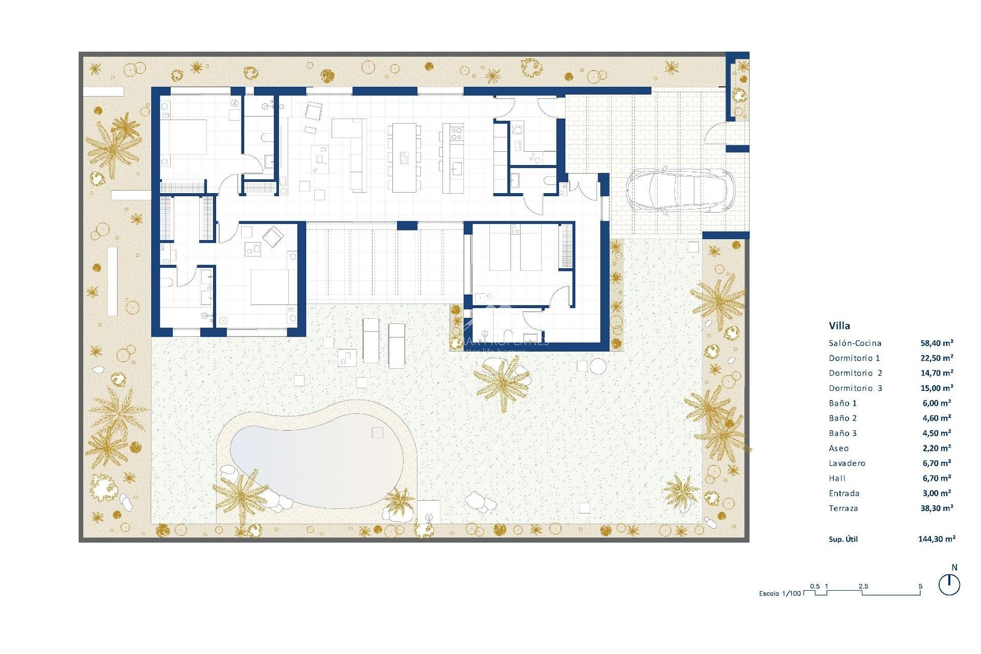 New build - Villa - Baños y Mendigo - Altaona Golf