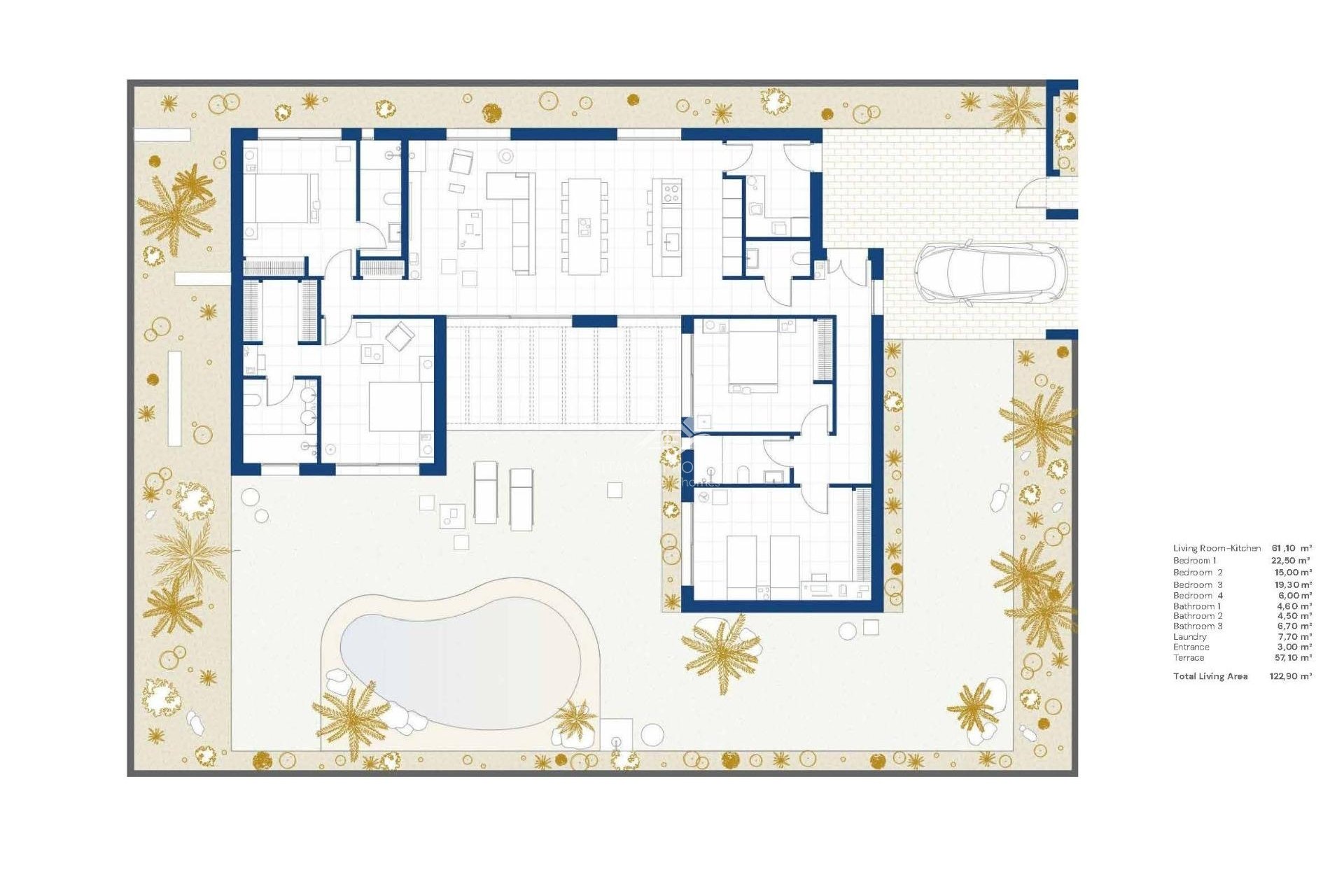 New build - Villa - Baños y Mendigo - Altaona Golf