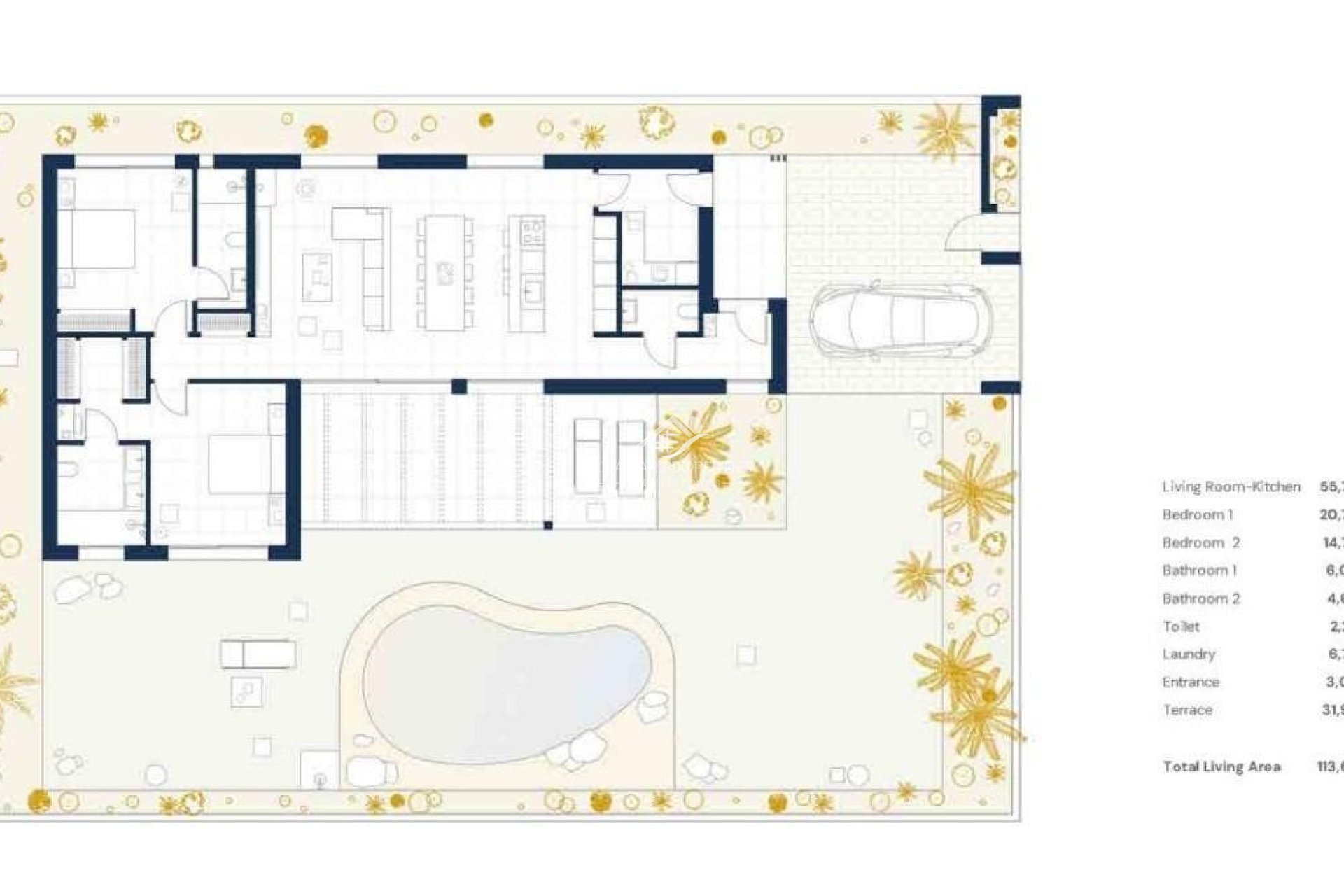 New build - Villa - Baños y Mendigo - Altaona Golf