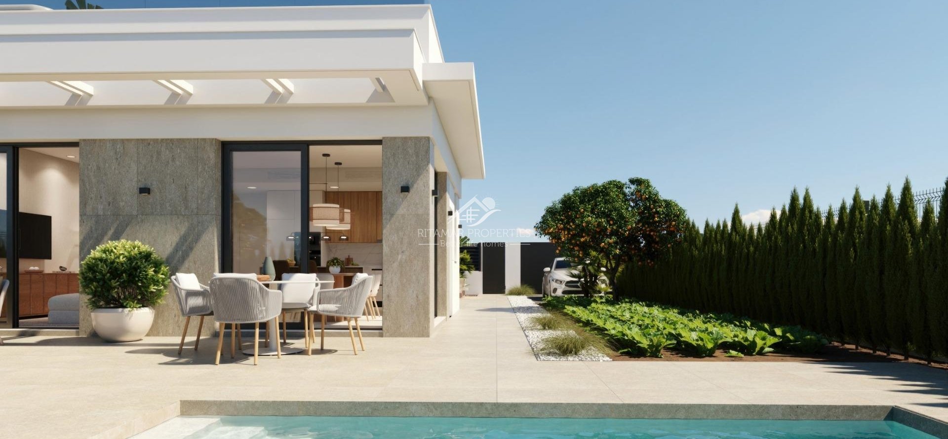New build - Villa - Fuente Álamo - Hacienda Del Álamo Golf